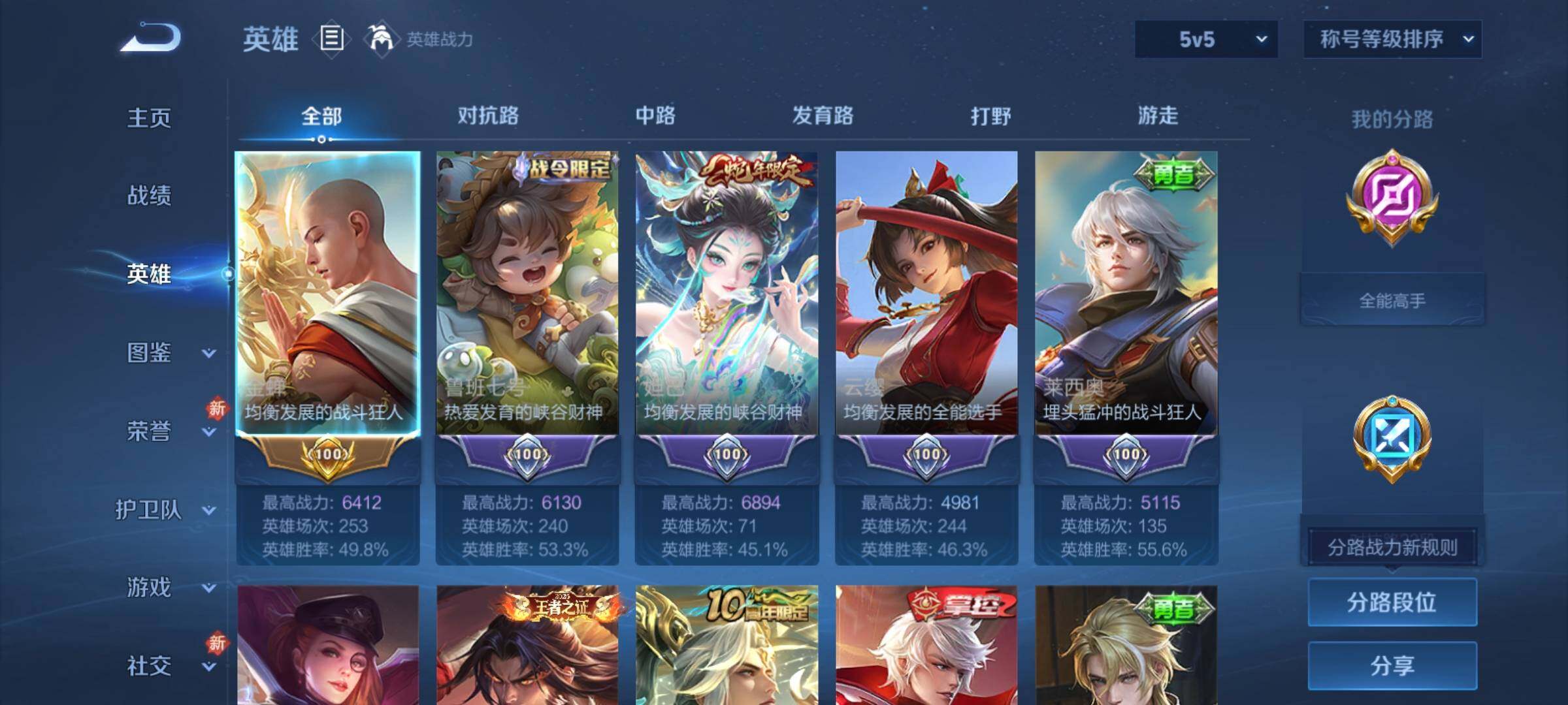 WZCMY4266905王者荣耀账号详情图3 WZCMY4266905王者荣耀账号详情图3