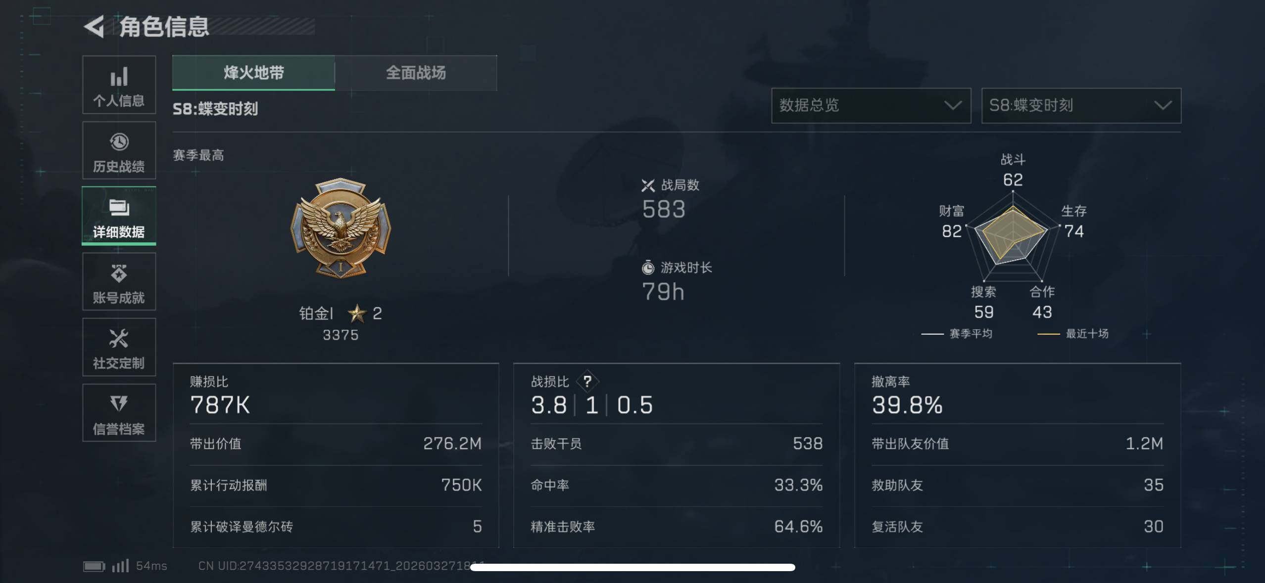 SJZQM481920三角洲行动账号详情图10 SJZQM481920三角洲行动账号详情图10