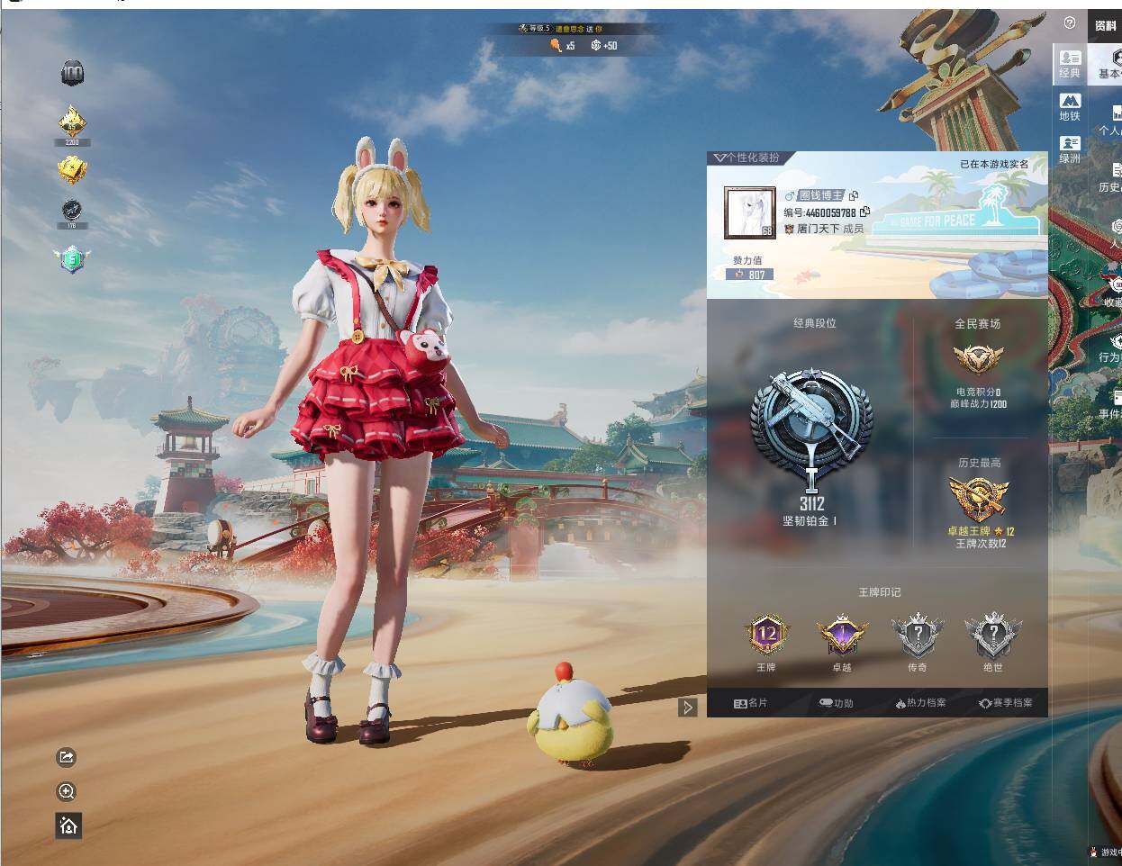 HPQM4146037和平精英账号详情图3