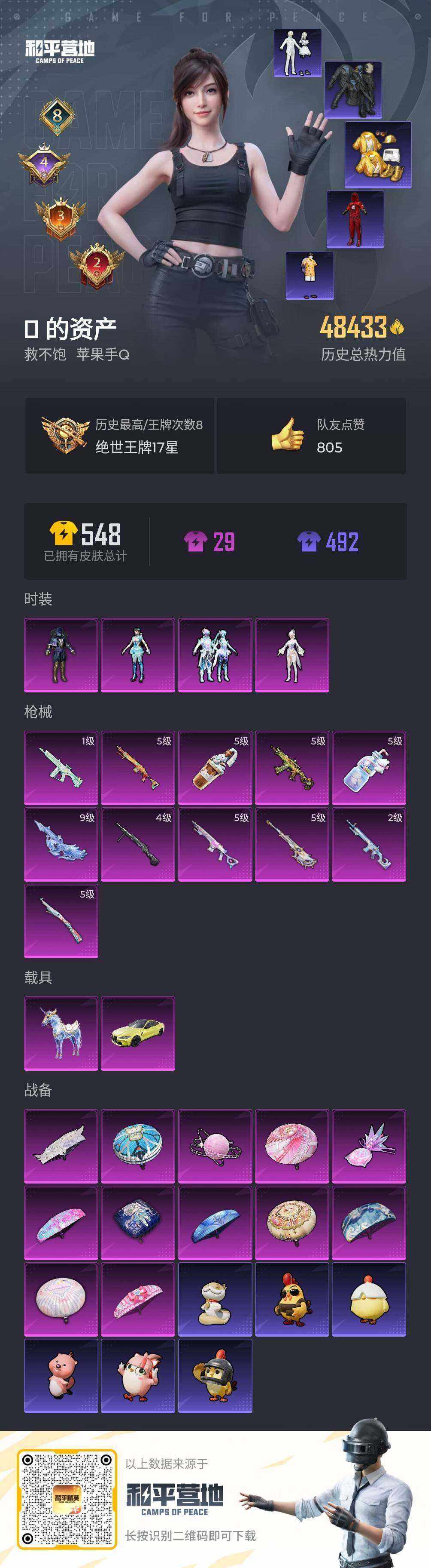 HPQM4146555和平精英账号详情图5 HPQM4146555和平精英账号详情图5