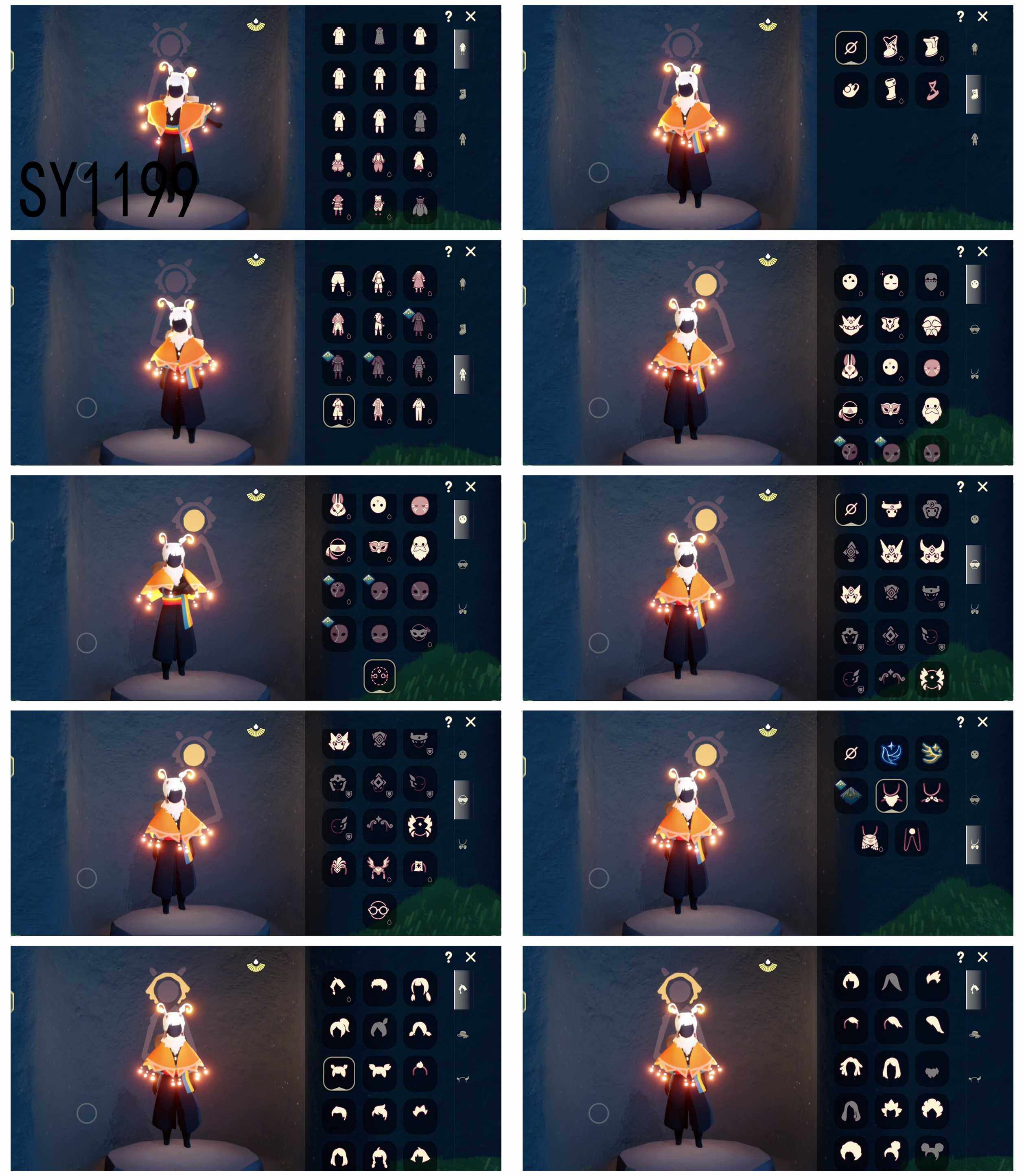 光遇账号vivo渠道服2季11翼正太头花环长发彩虹武士裤青鸟斗篷
【毕业物品】青鸟斗篷，青鸟面饰，蓝色毛绒绒鞋，蓝色毛绒裤子，海牛鹿角头饰 【热门复刻】绿芽，虚荣，正太头，猫猫头，花环长发，平顶帽，雨伞，黑金斗篷，黄鼠狼