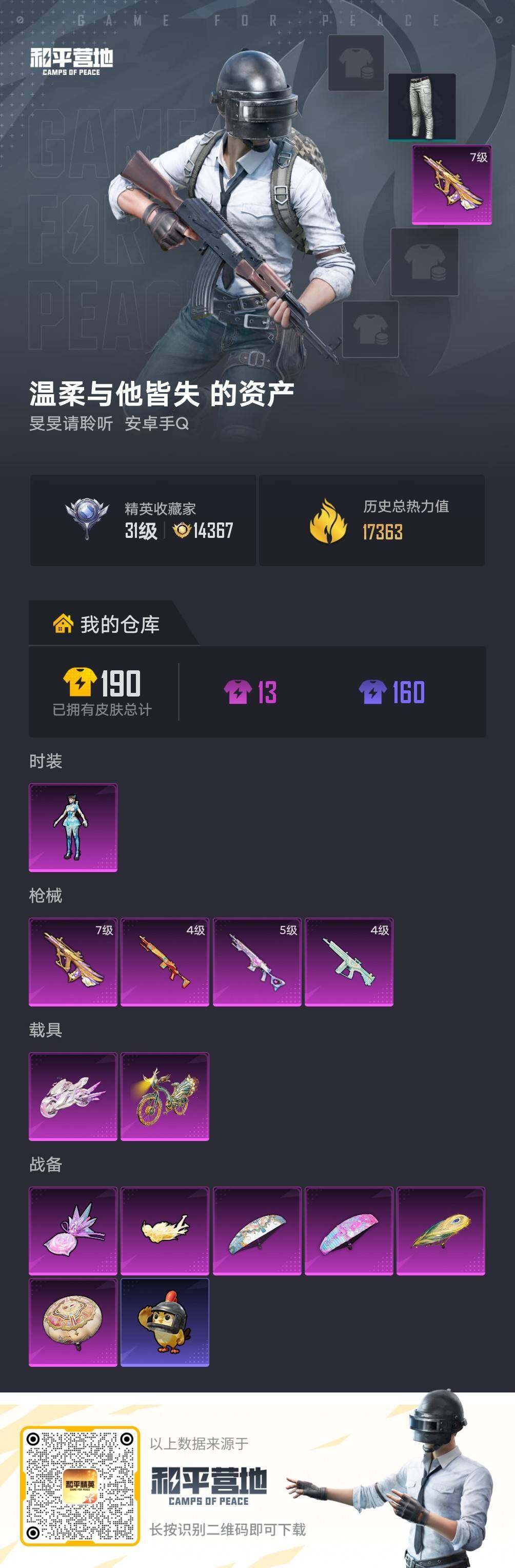 HPLX4150164和平精英账号详情图3