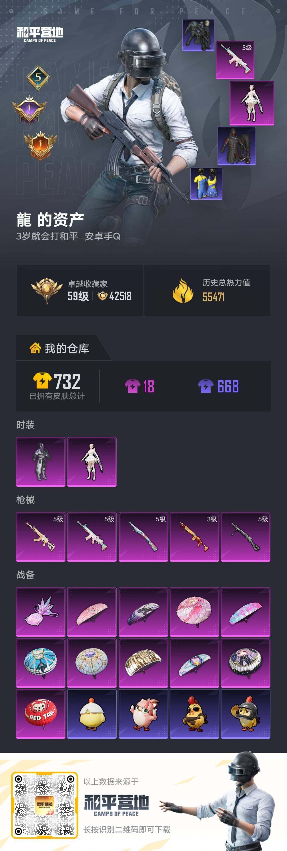 HPLE4150253和平精英账号详情图5