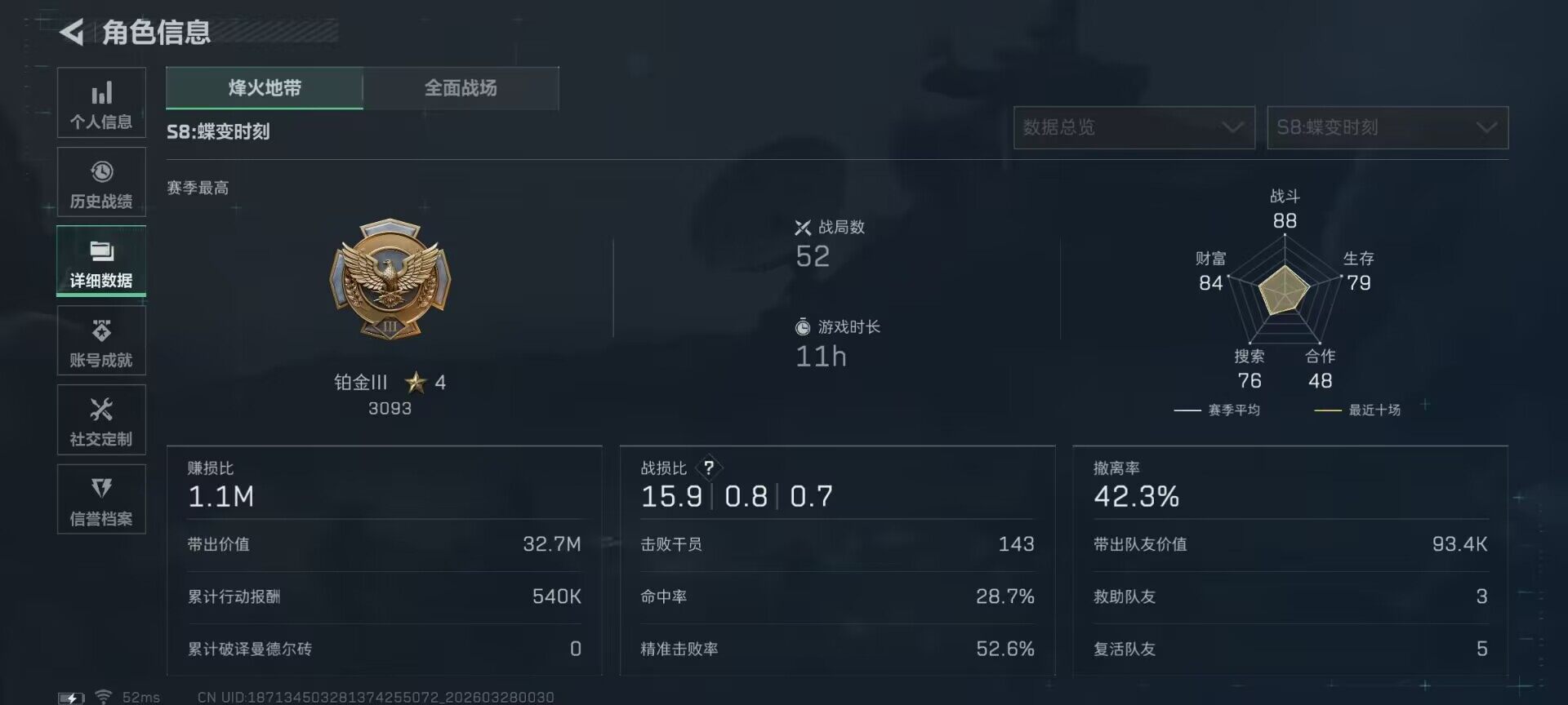 SJZQM482061三角洲行动账号详情图17