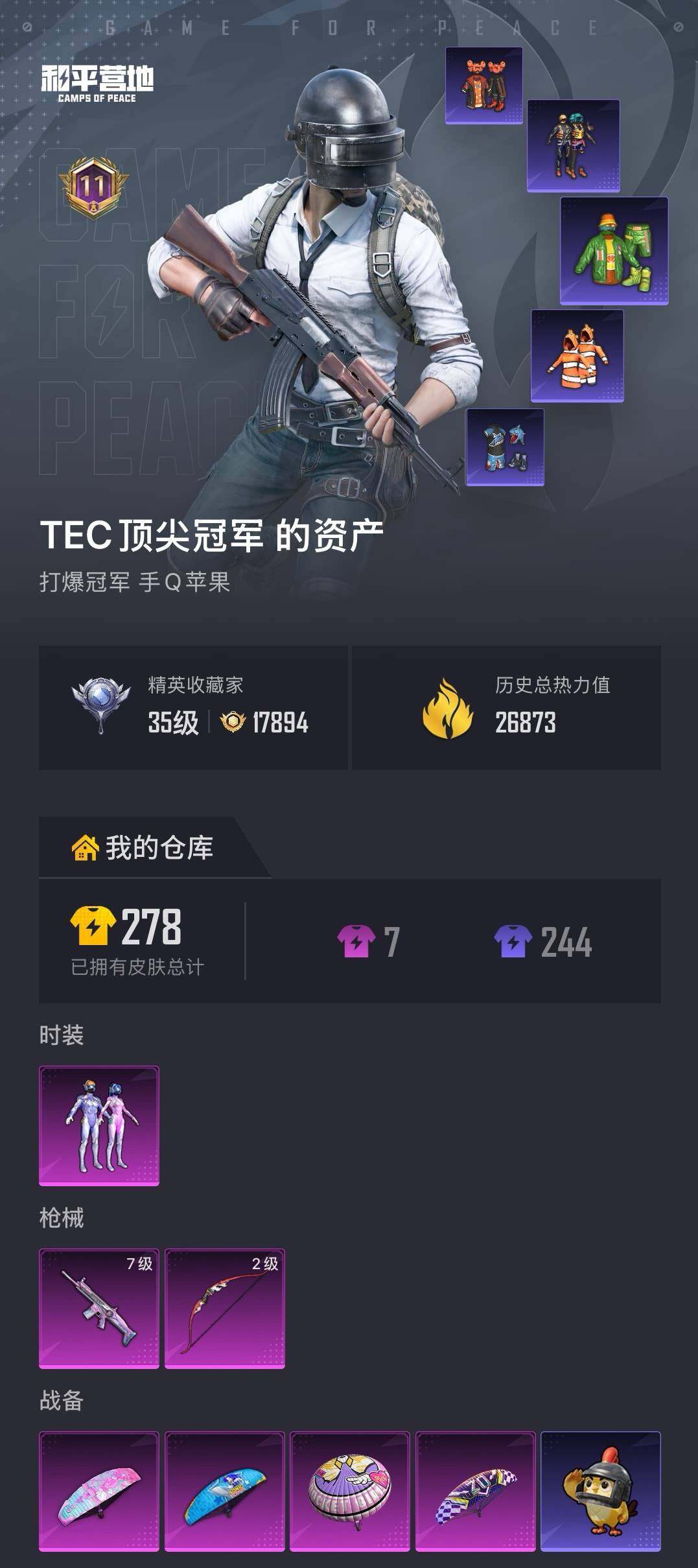 HPQM4147341和平精英账号详情图5