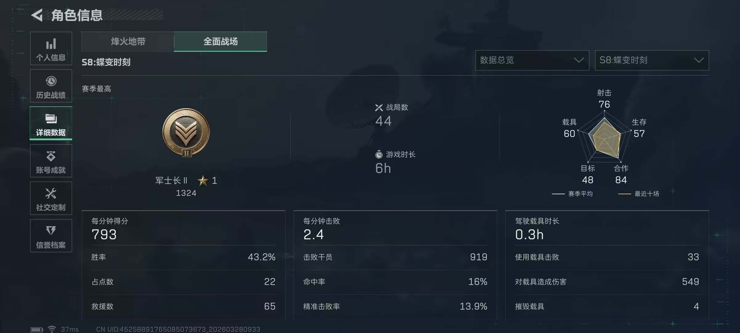 SJZEY482442三角洲行动账号详情图12