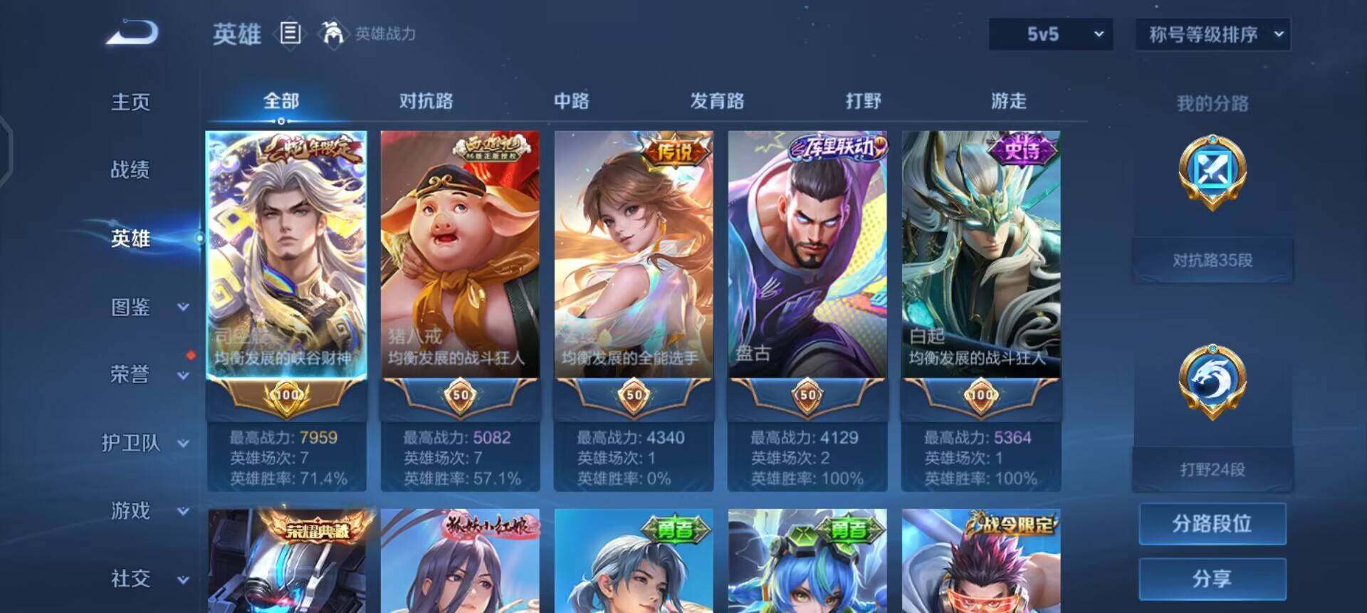 WZLX4271458王者荣耀账号详情图9