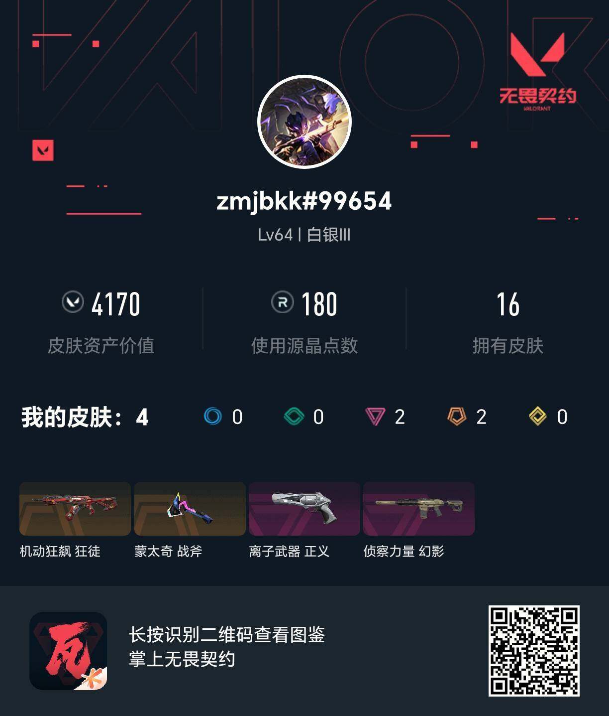 WWQQM424644无畏契约账号详情图4