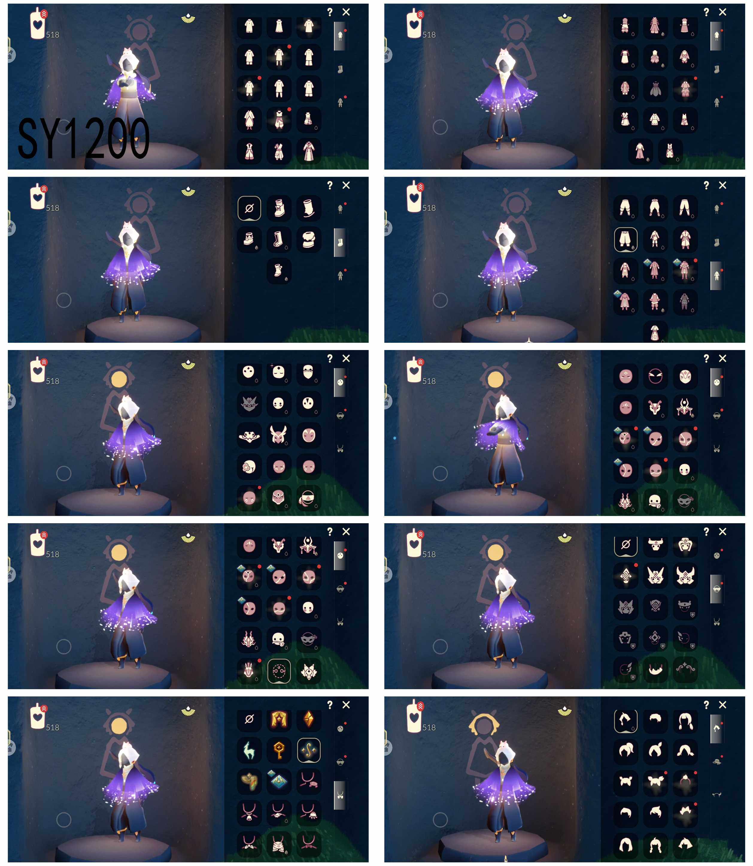 光遇账号华为渠道服5季12翼九色鹿织光季巫师帽蝙蝠斗樱花发型武士裤正太头
【毕业图】晨岛，雨林，霞谷 【毕业季】破晓季，九色鹿，二重奏季，彩染季，织光季 【蜡烛】519 【爱心】225 【稀有礼包】音韵吉他，瑞气服饰