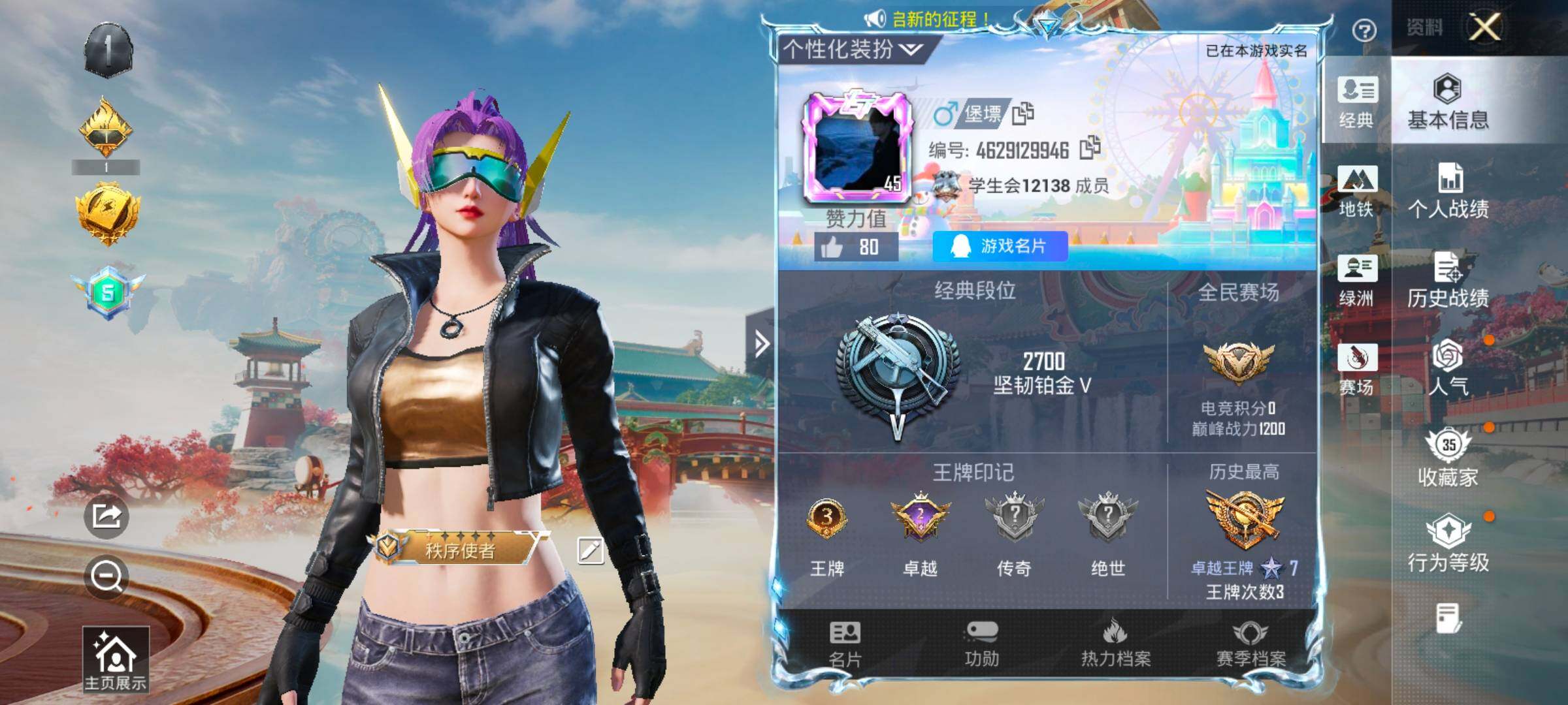 HPLX4157389和平精英账号详情图2