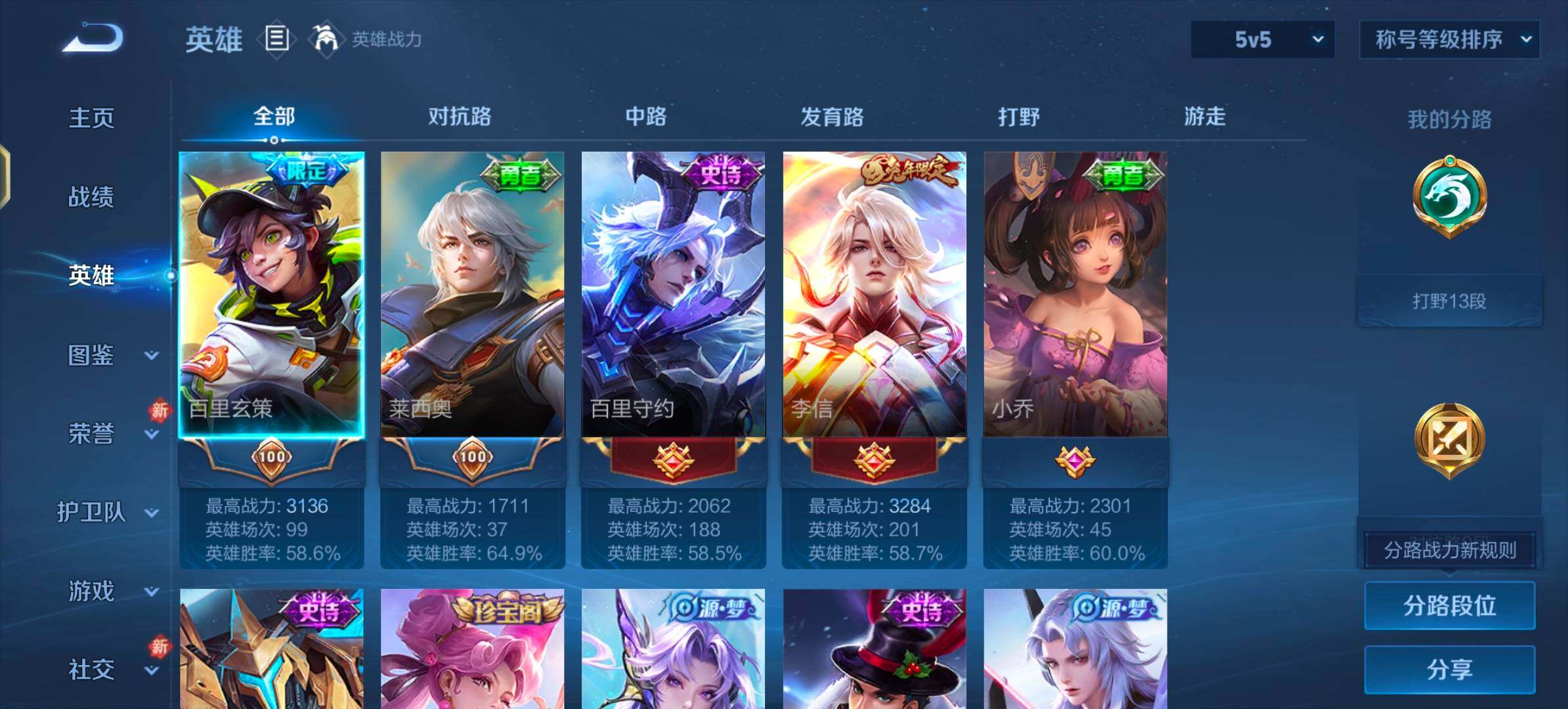 WZLX4288766王者荣耀账号详情图3