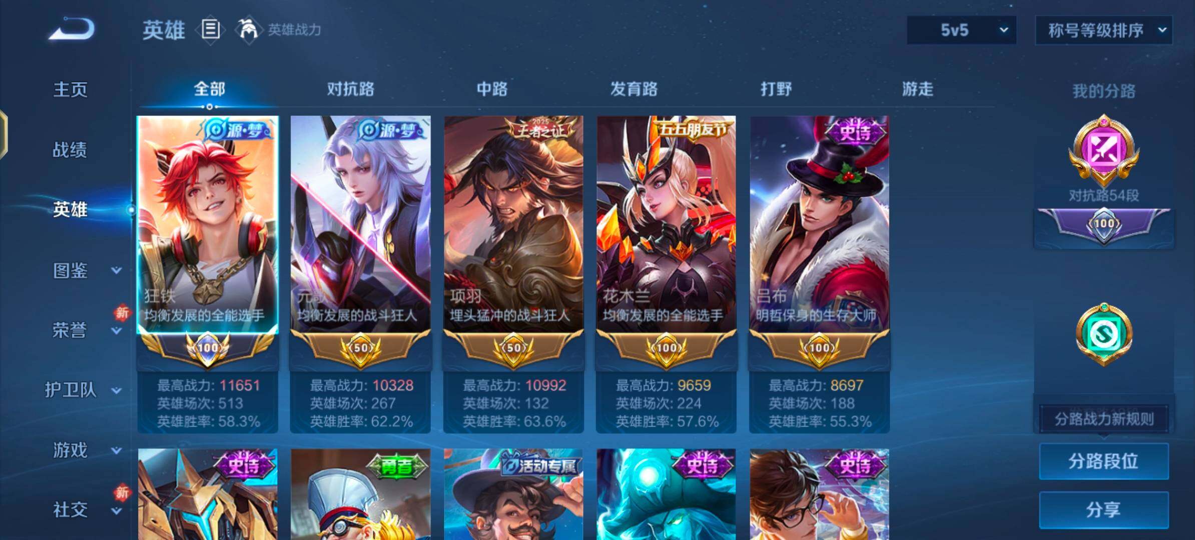 WZLX4289137王者荣耀账号详情图3