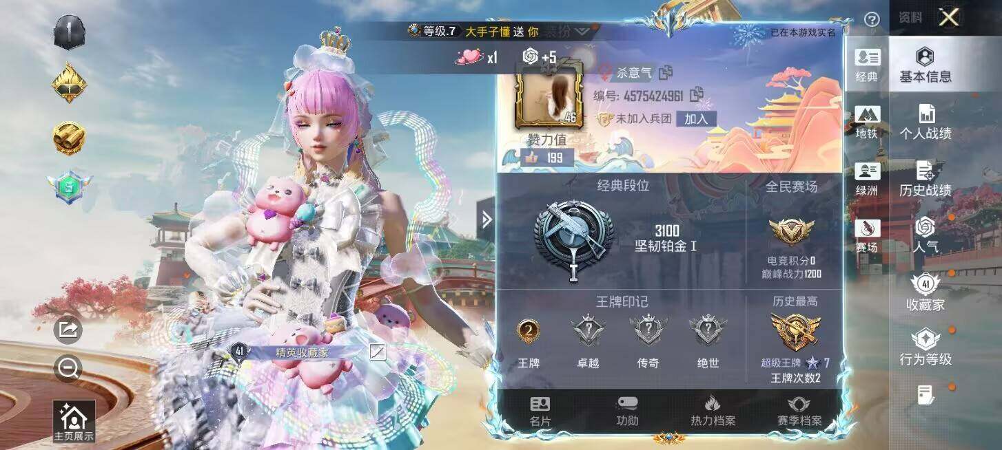 HPQM4161031和平精英账号详情图5