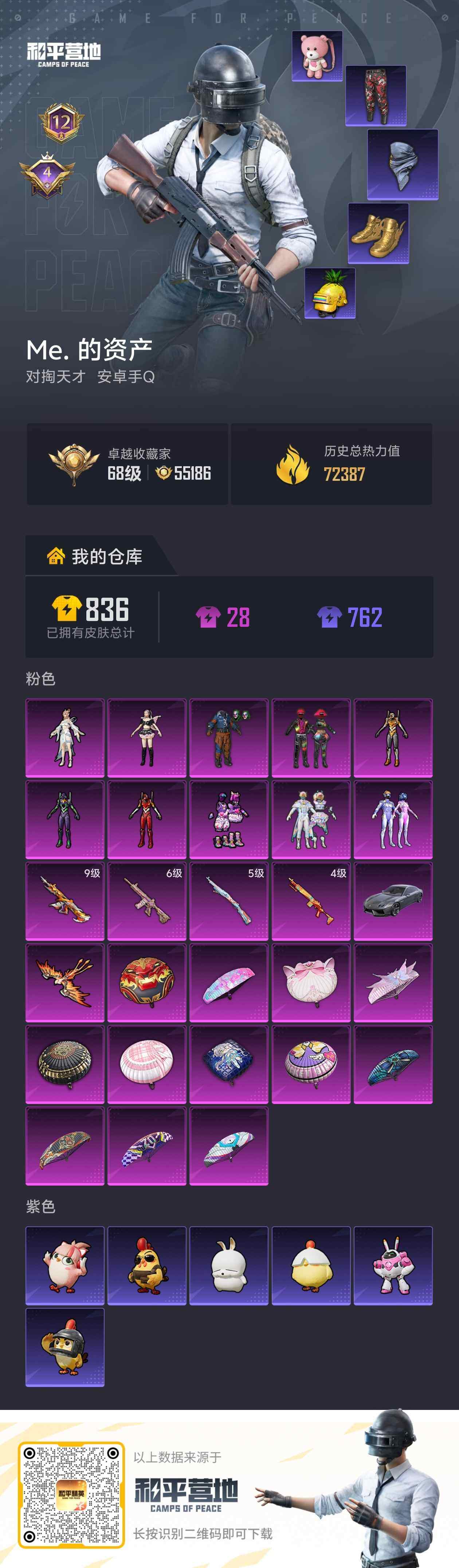 HPLX4151389和平精英账号详情图2