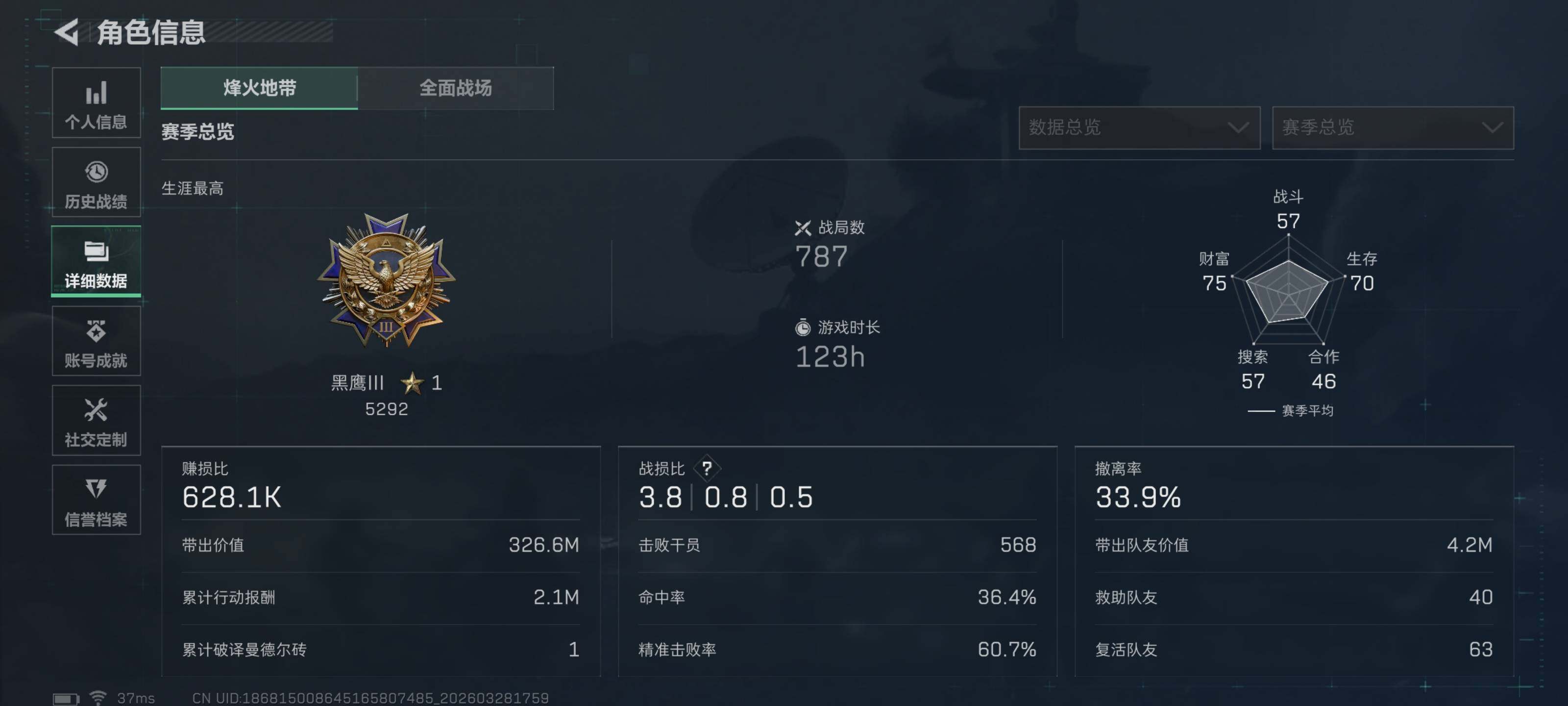 SJZQM482671三角洲行动账号详情图6