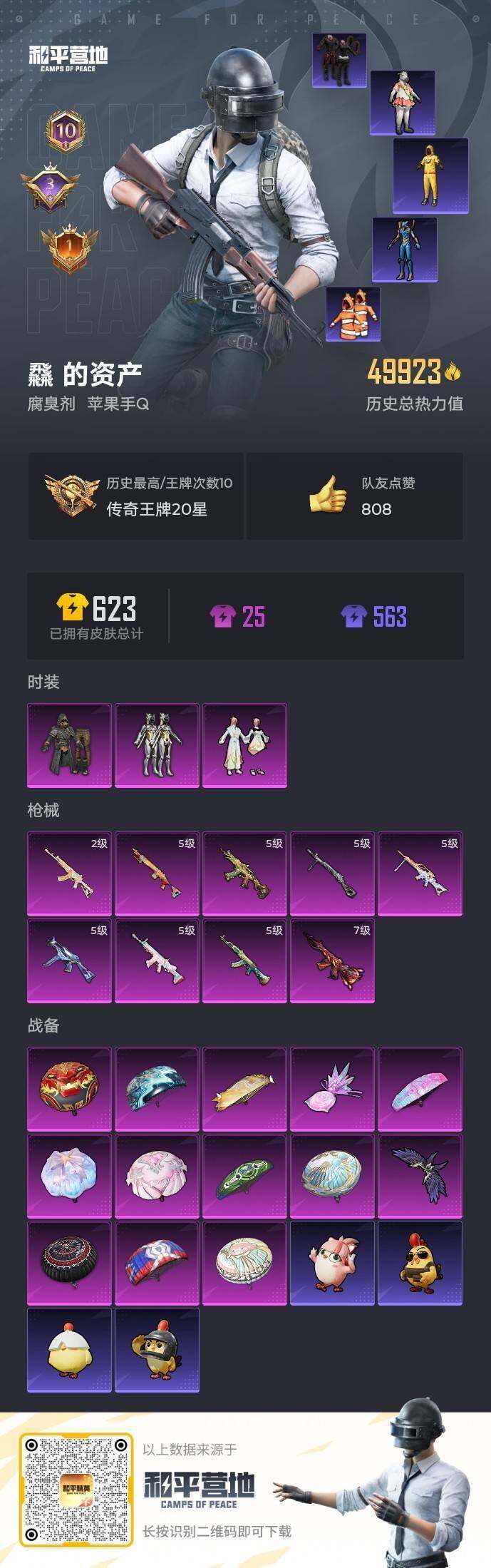 HPQM4148706和平精英账号详情图6