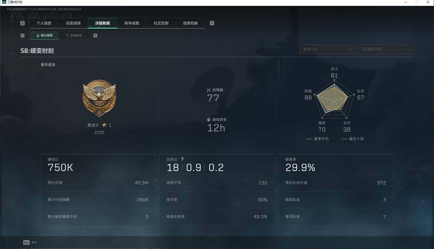 SJZEY483005三角洲行动账号详情图5