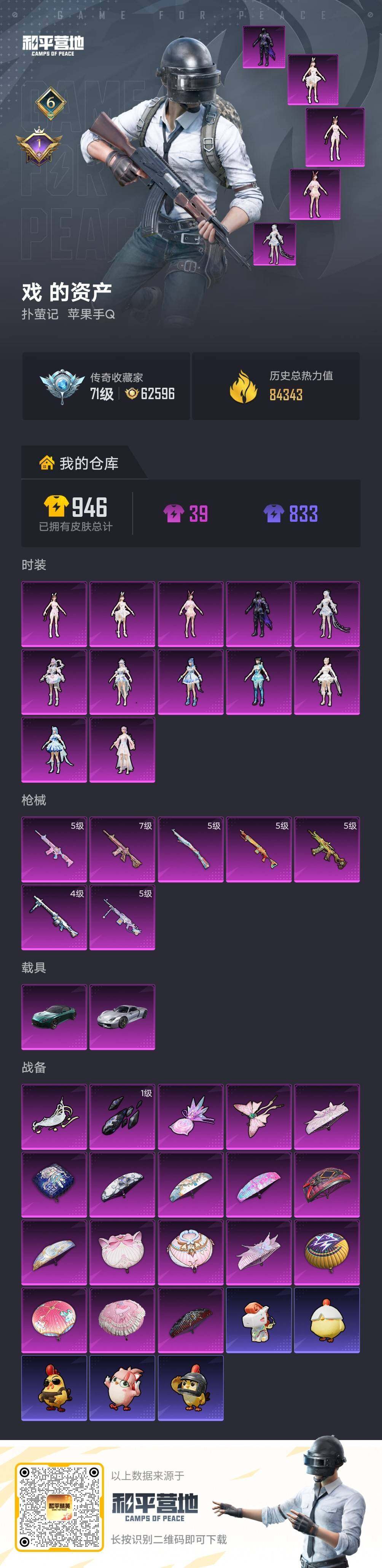 HPLE4153416和平精英账号详情图6