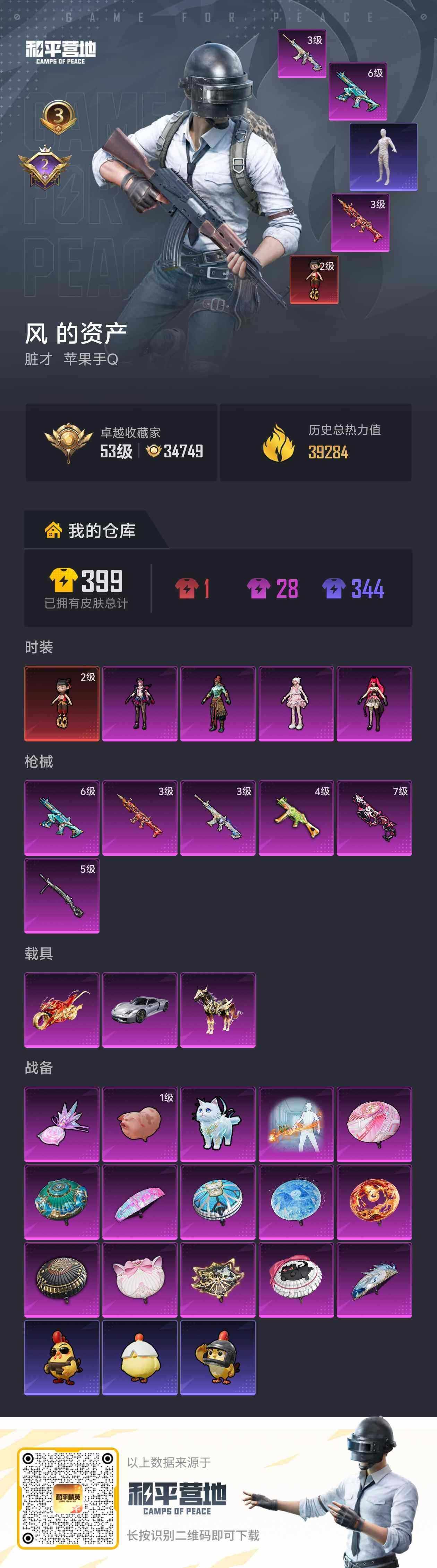 HPQM4148687和平精英账号详情图5