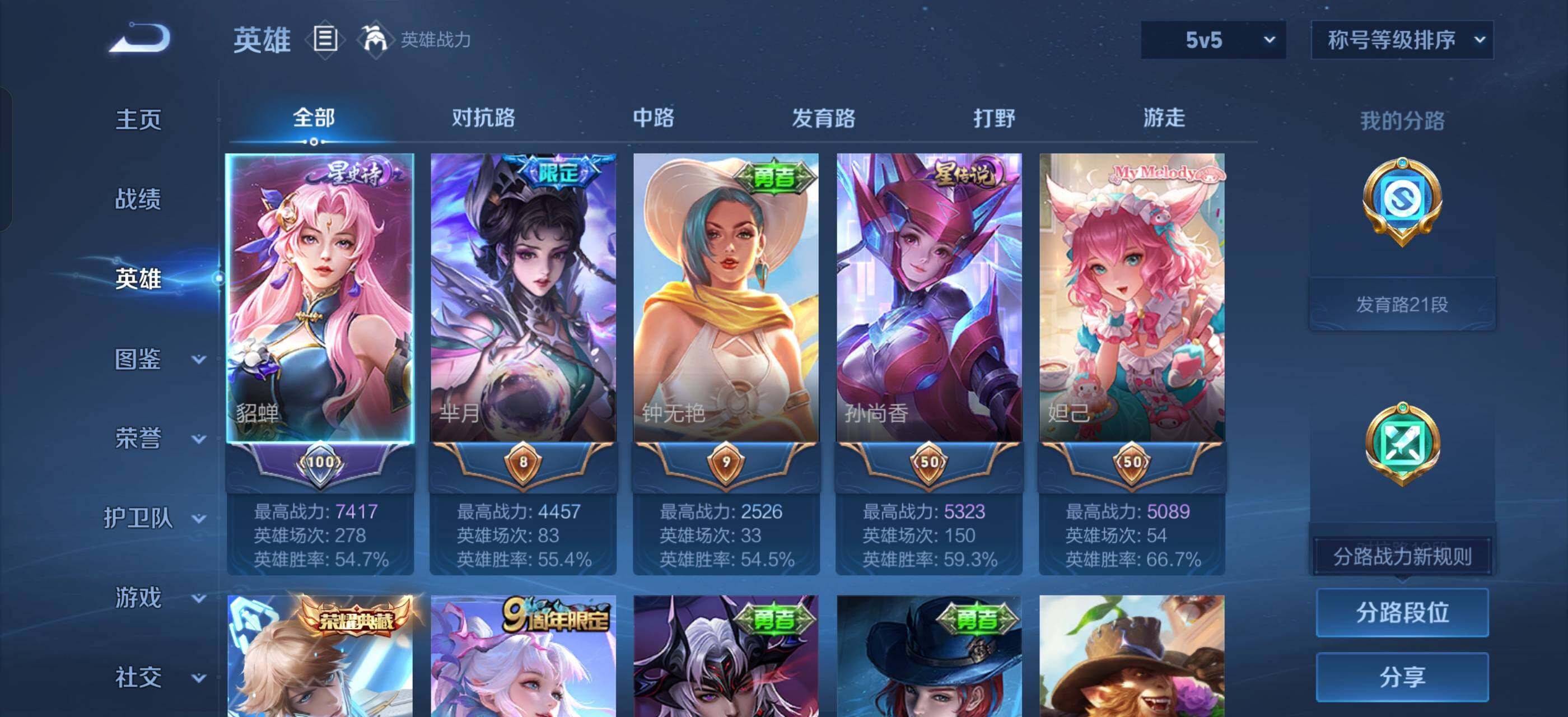 WZLX4273683王者荣耀账号详情图3