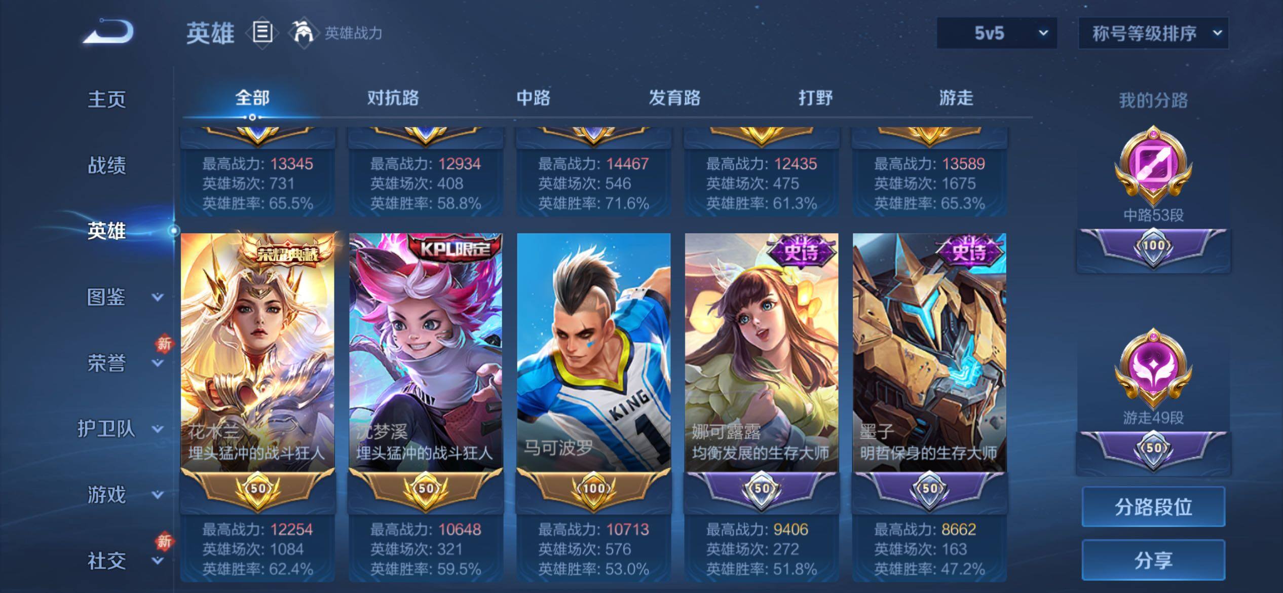 WZCMY4272353王者荣耀账号详情图5