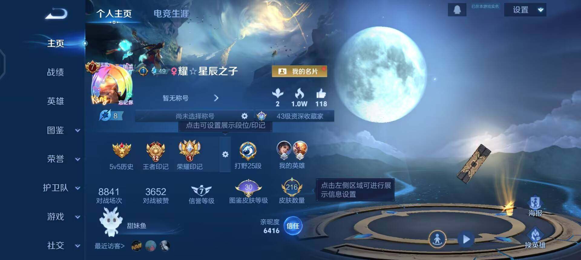 WZLX4272016王者荣耀账号详情图2