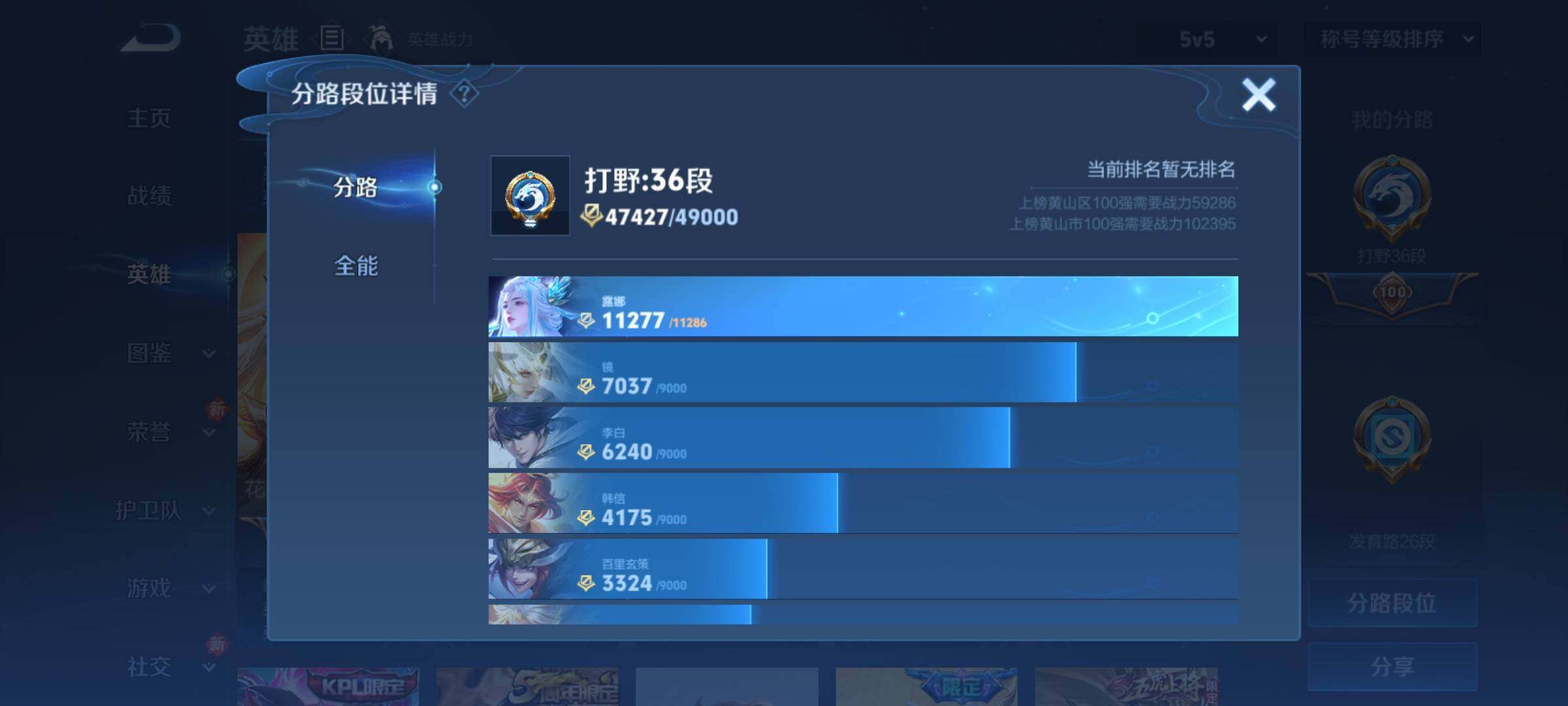 WZCMY4269504王者荣耀账号详情图4