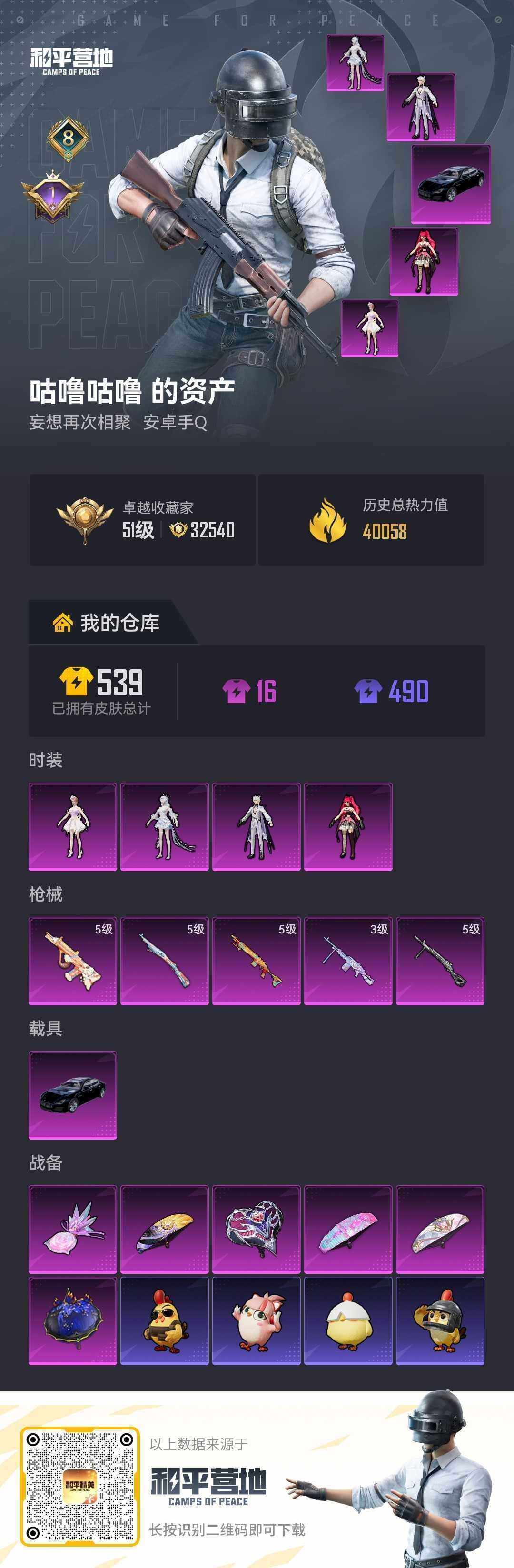 HPQM4150395和平精英账号详情图9