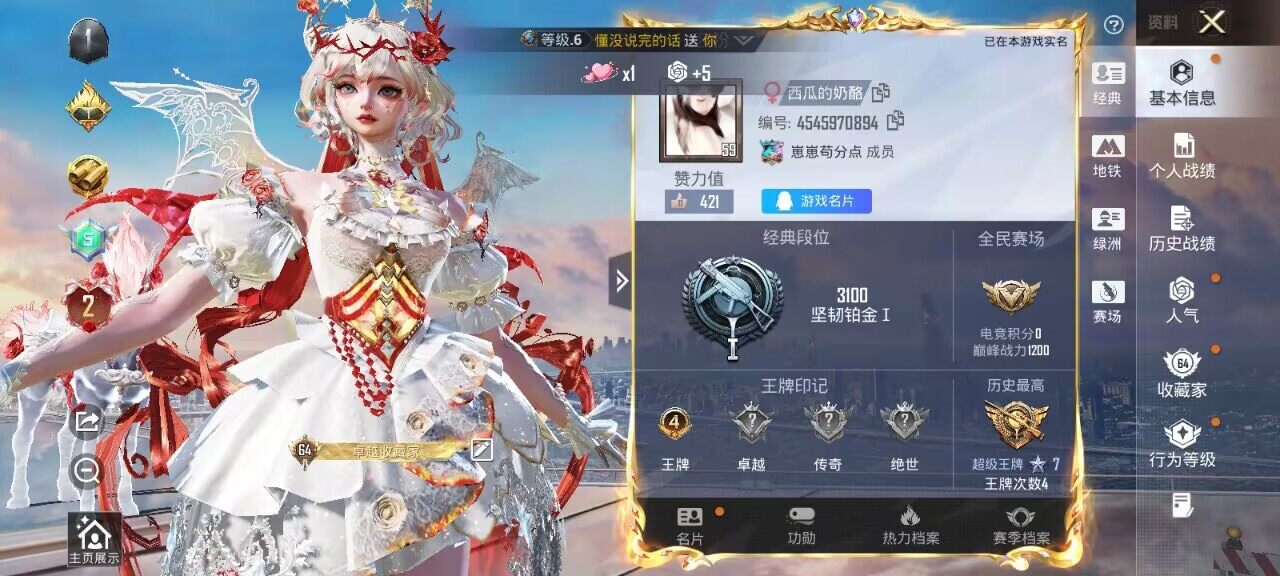 HPQM4160864和平精英账号详情图6