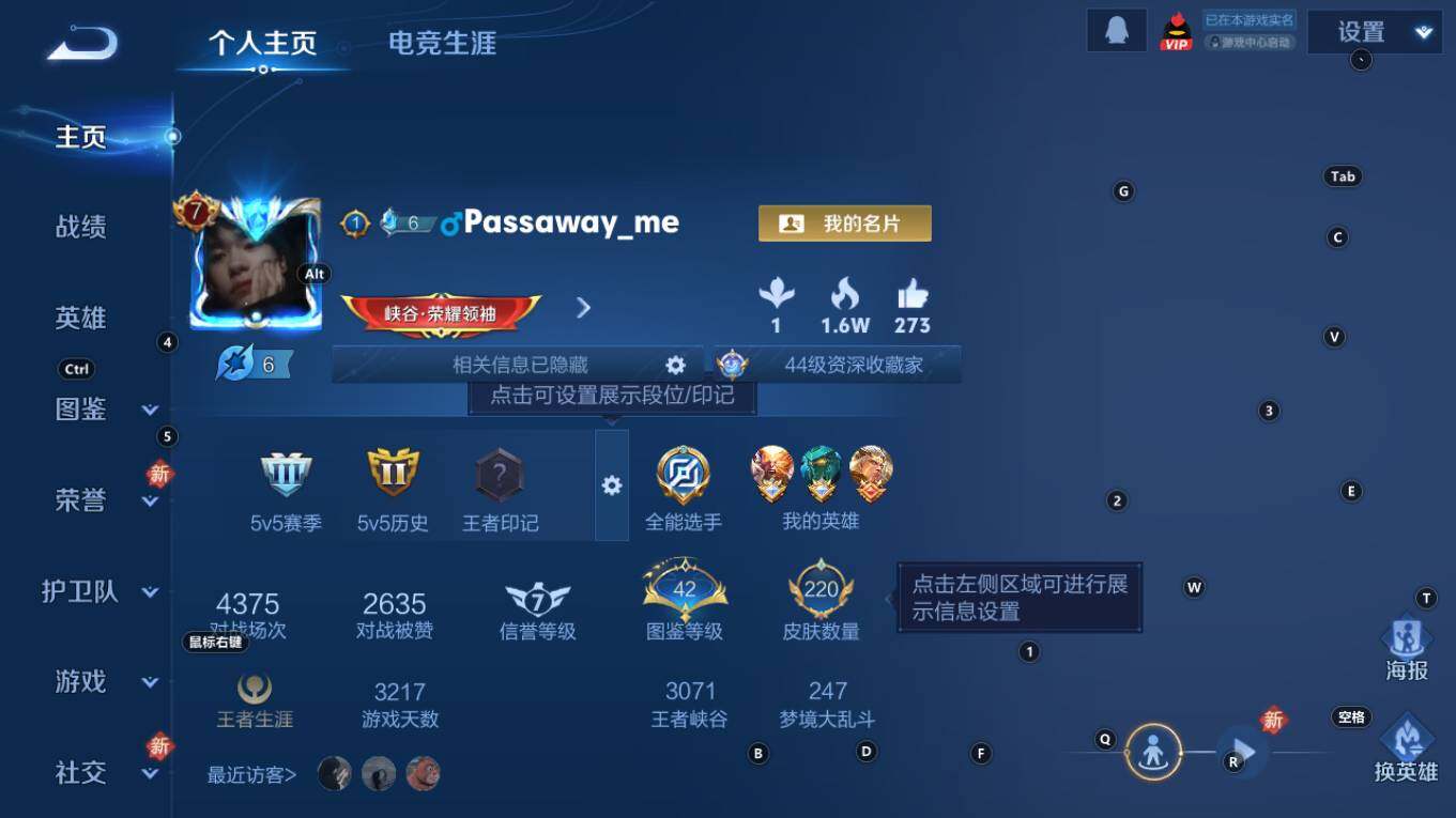 WZQM4270798王者荣耀账号详情图3 WZQM4270798王者荣耀账号详情图3