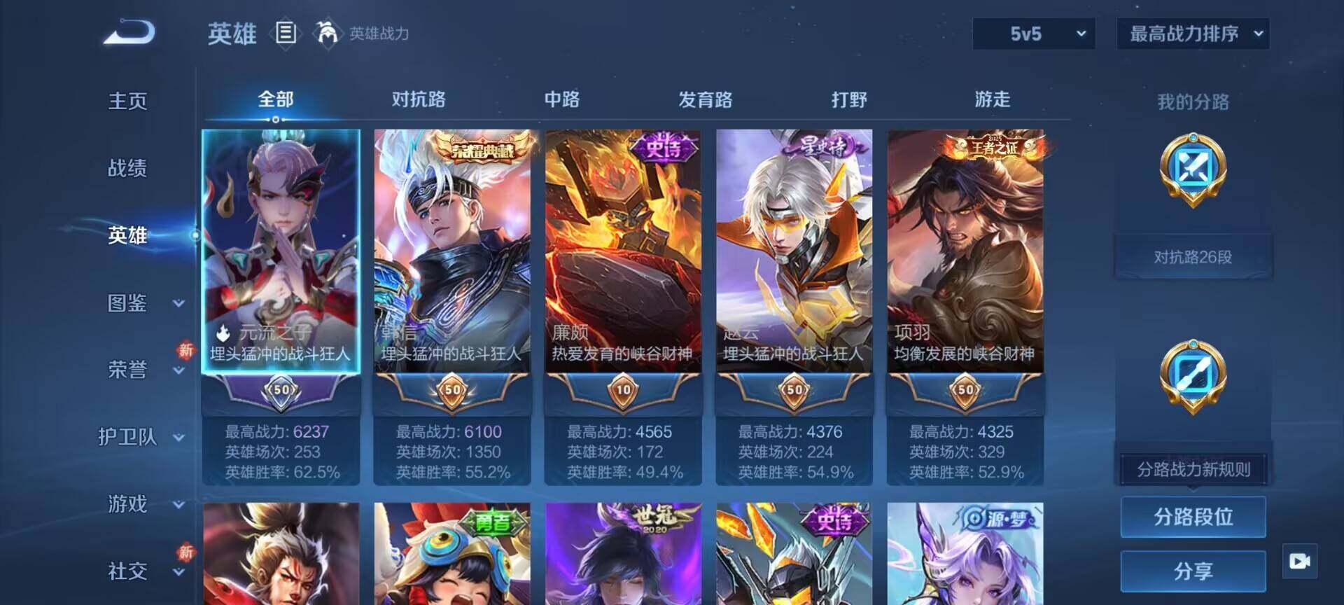 WZDN4267105王者荣耀账号详情图3