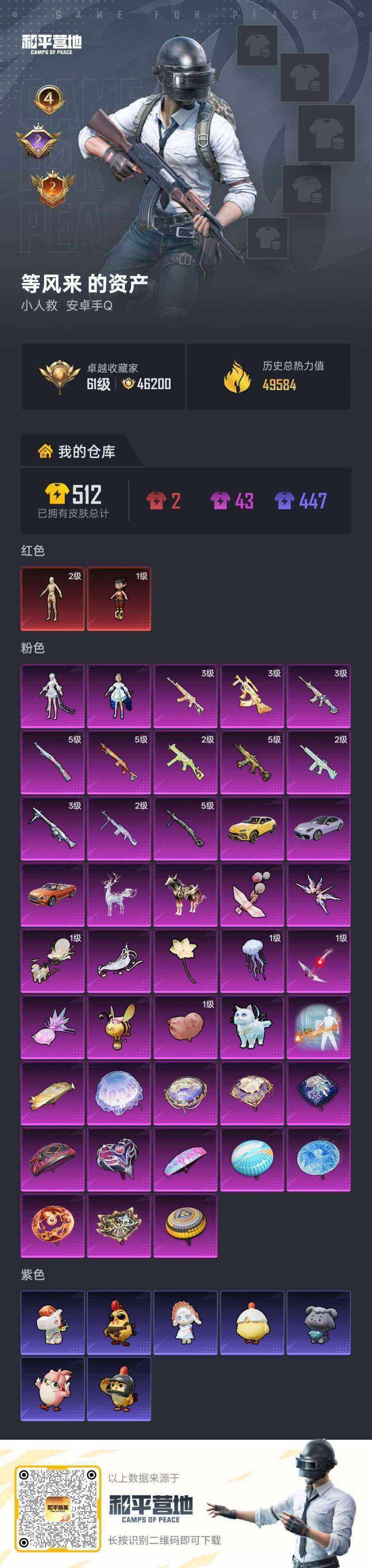 HPLX4151771和平精英账号详情图6 HPLX4151771和平精英账号详情图6