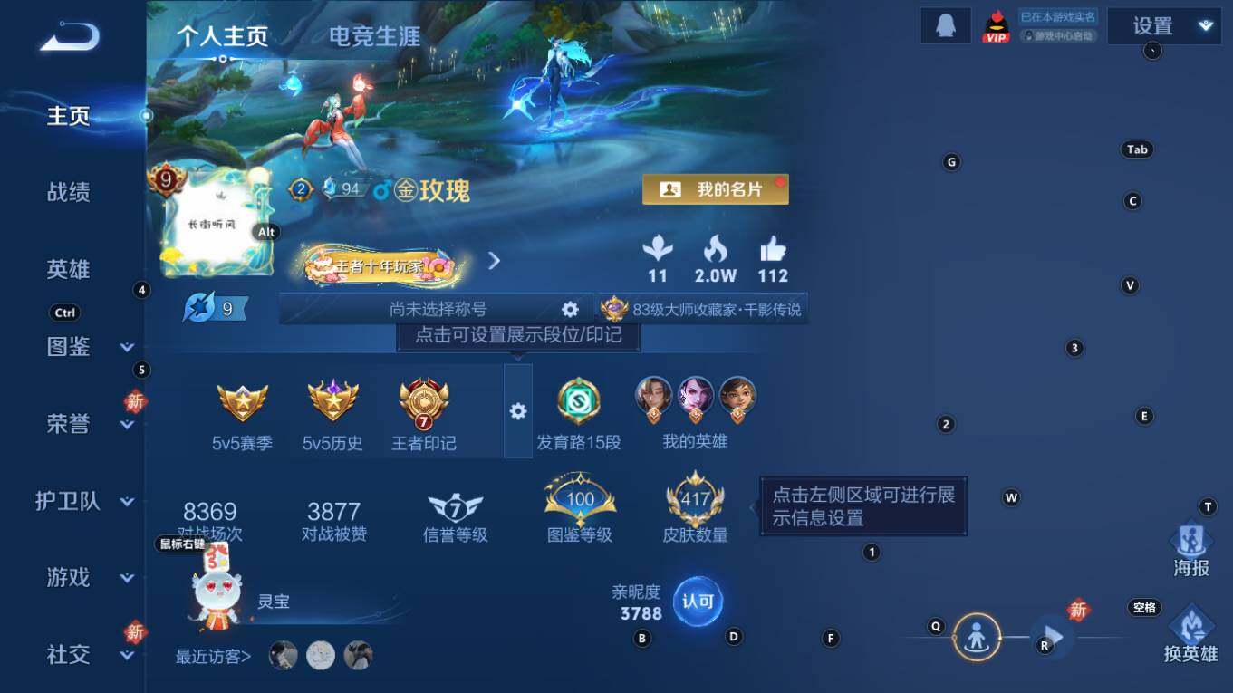 WZQM4270788王者荣耀账号详情图3