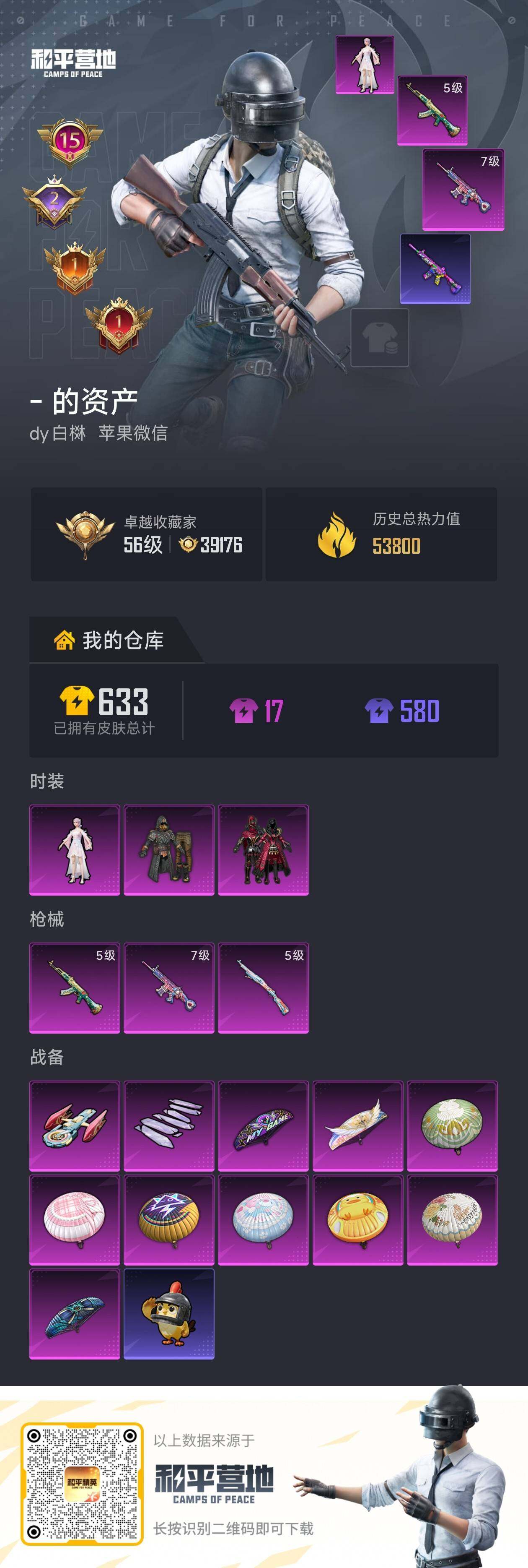 HPLE4151811和平精英账号详情图5