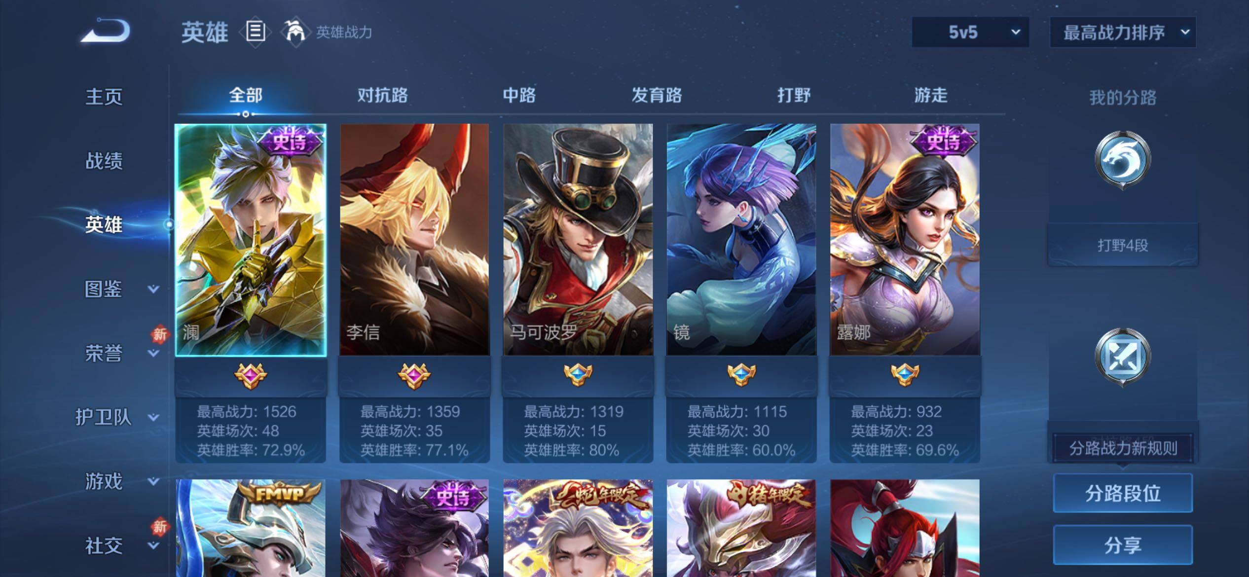 WZCMY4272381王者荣耀账号详情图3