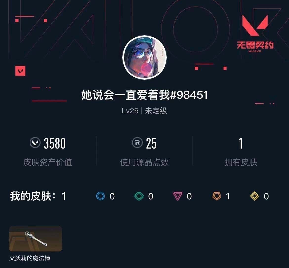 WWQXL425650无畏契约账号详情图3