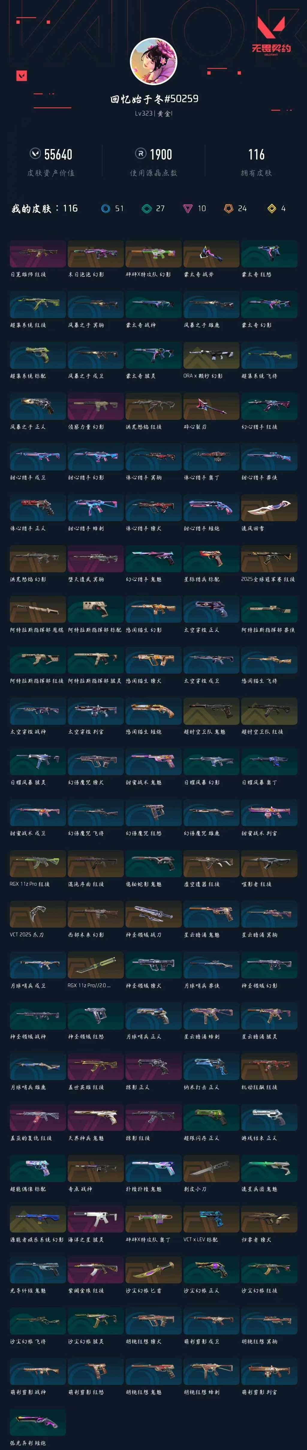 WWQXL425657无畏契约账号详情图6