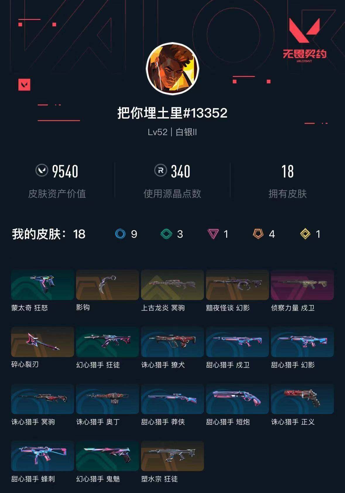 WWQXL425666无畏契约账号详情图3 WWQXL425666无畏契约账号详情图3