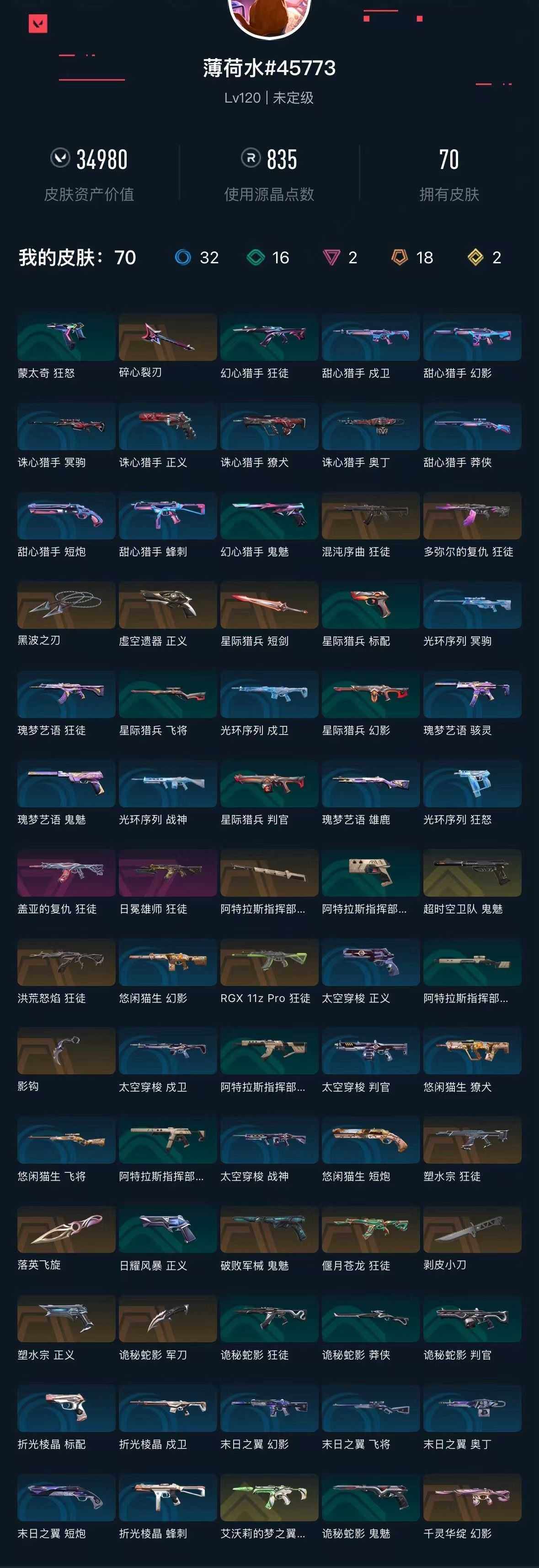 WWQXL426767无畏契约账号详情图4