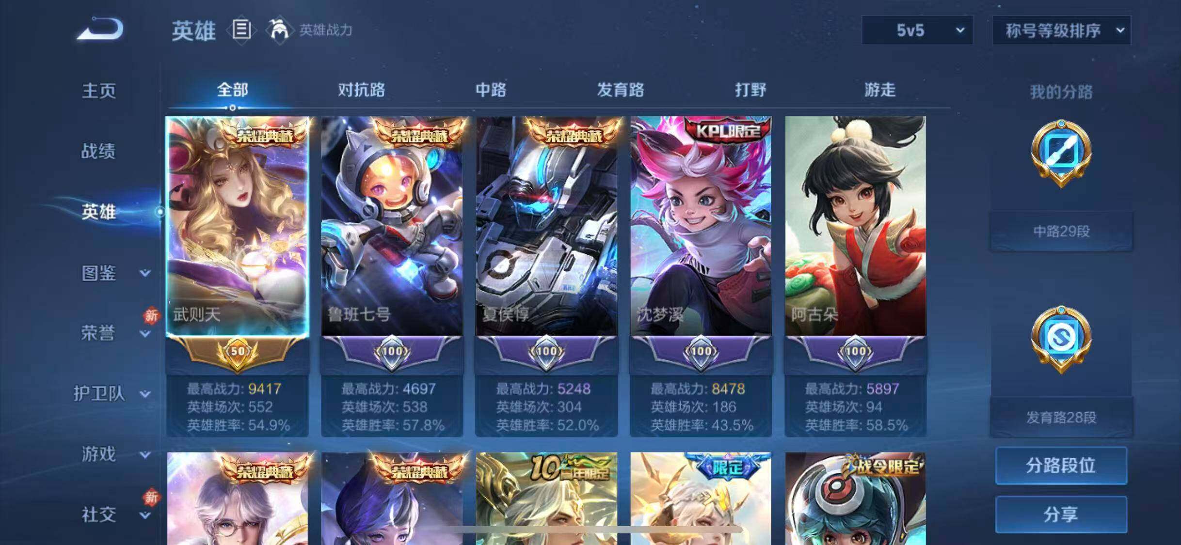 WZLX4272057王者荣耀账号详情图3