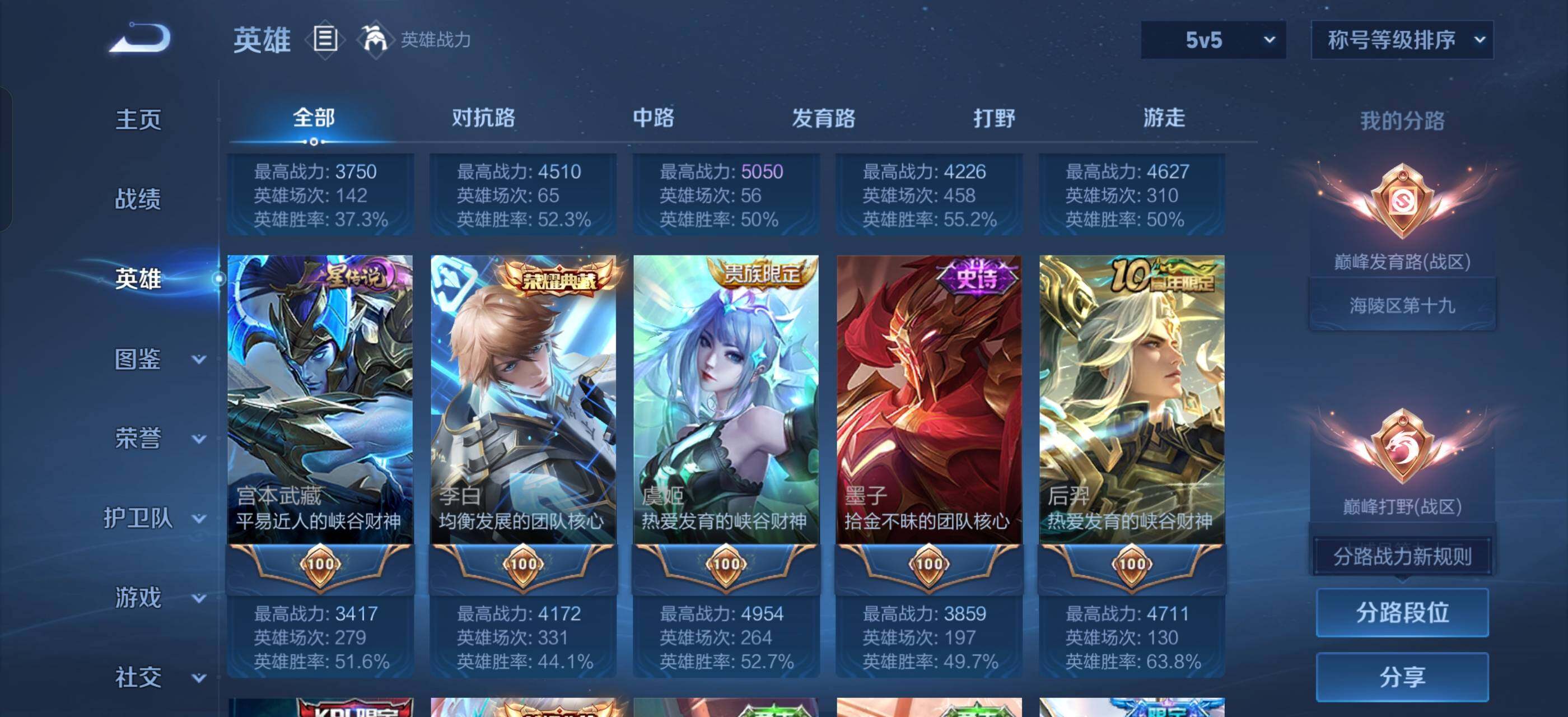 WZLX4272049王者荣耀账号详情图5