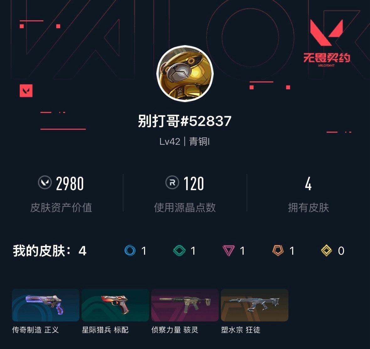 WWQXL425719无畏契约账号详情图3