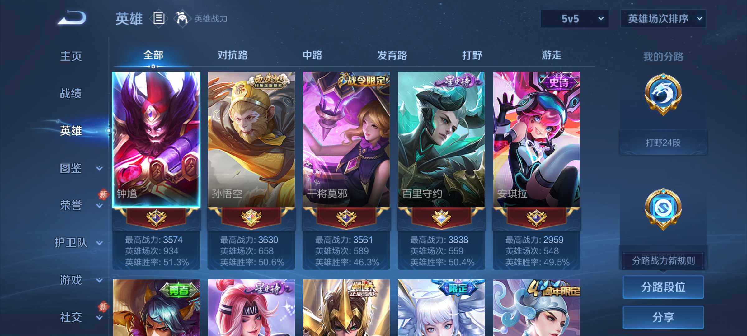 WZJM4272217王者荣耀账号详情图10