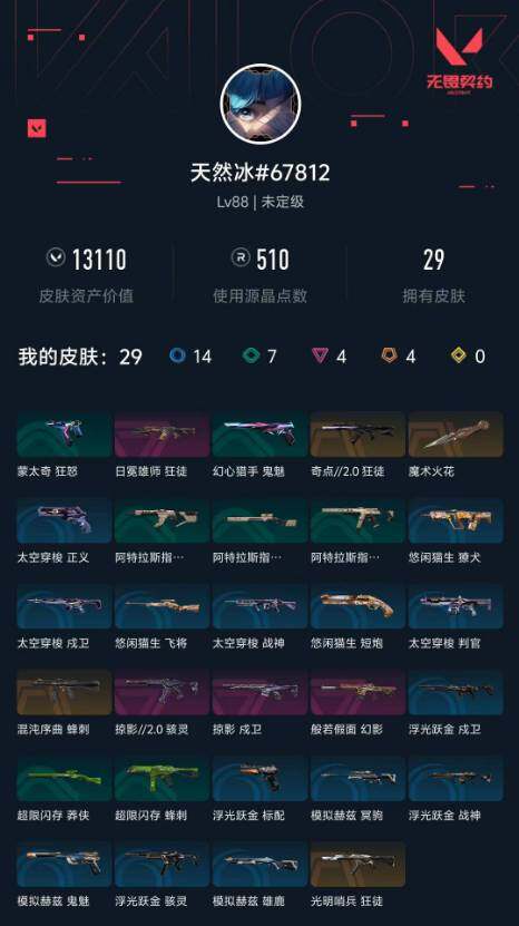 WWQXL425782无畏契约账号详情图4