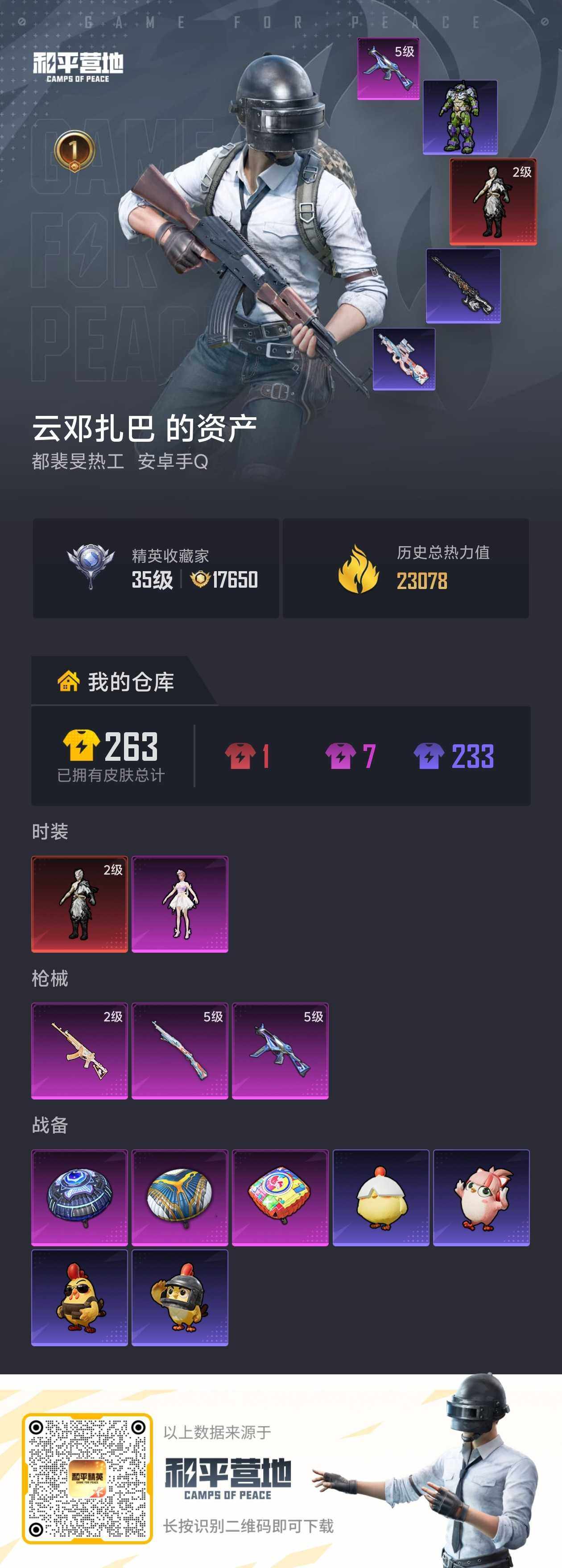 HPLX4154384和平精英账号详情图2