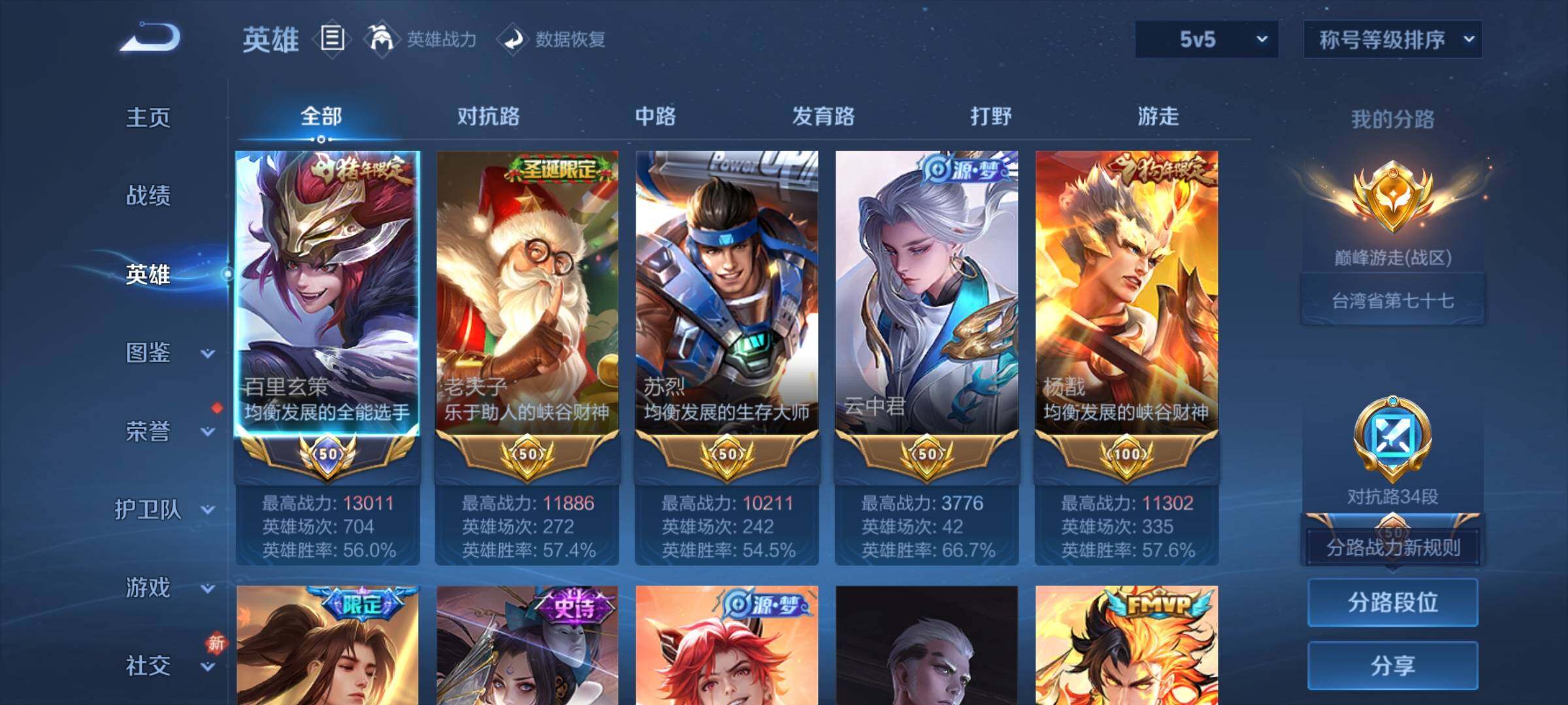 WZCMY4272466王者荣耀账号详情图3 WZCMY4272466王者荣耀账号详情图3