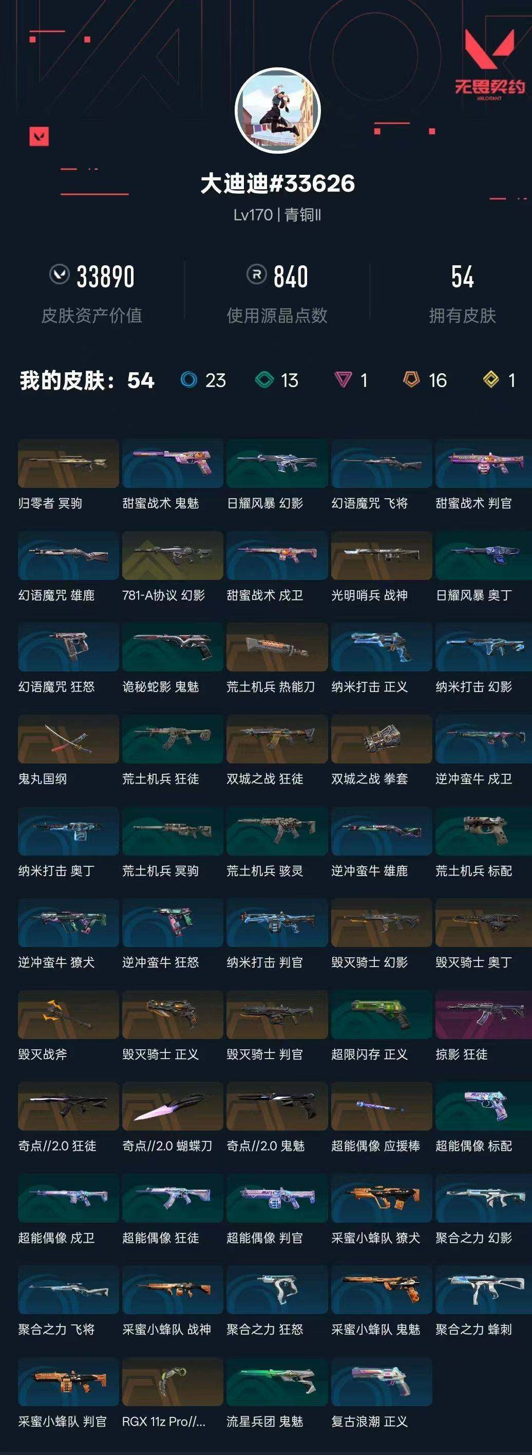 WWQXL425798无畏契约账号详情图5