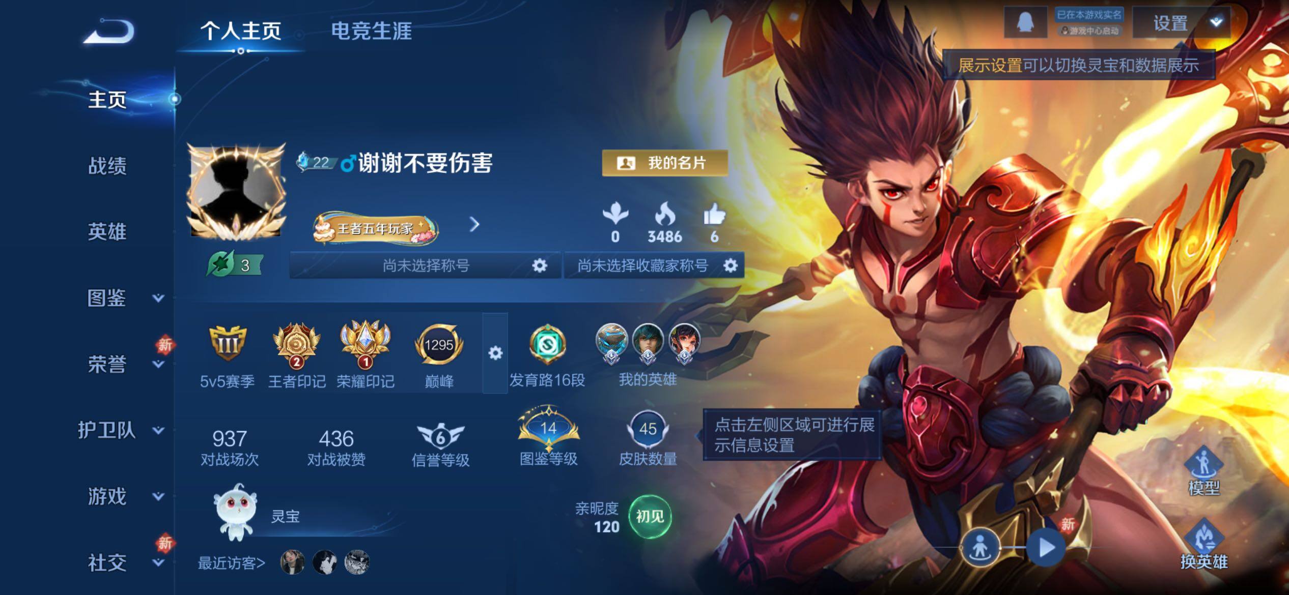 WZCMY4276128王者荣耀账号详情图2