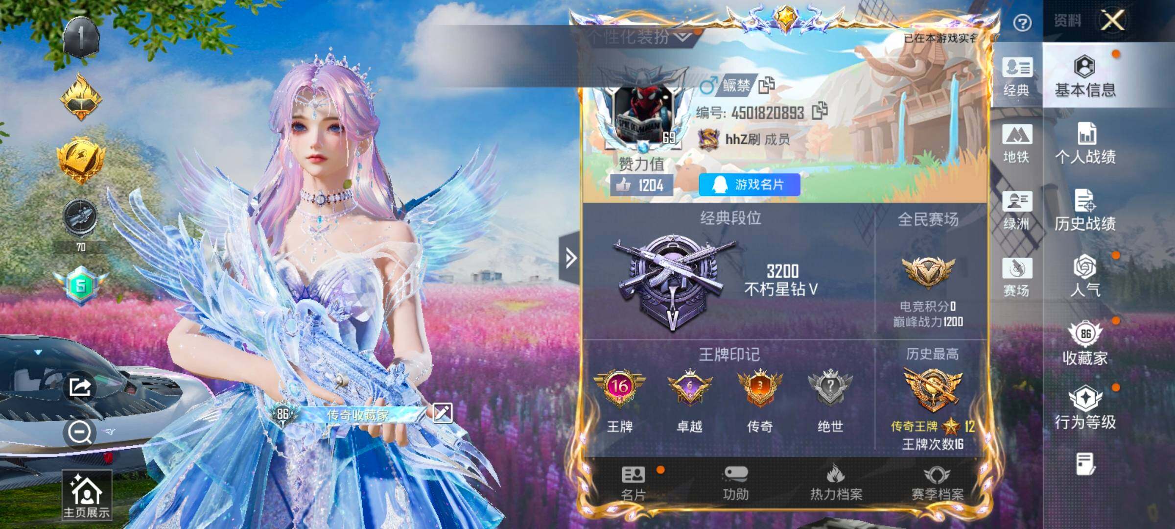 HPLX4153936和平精英账号详情图2