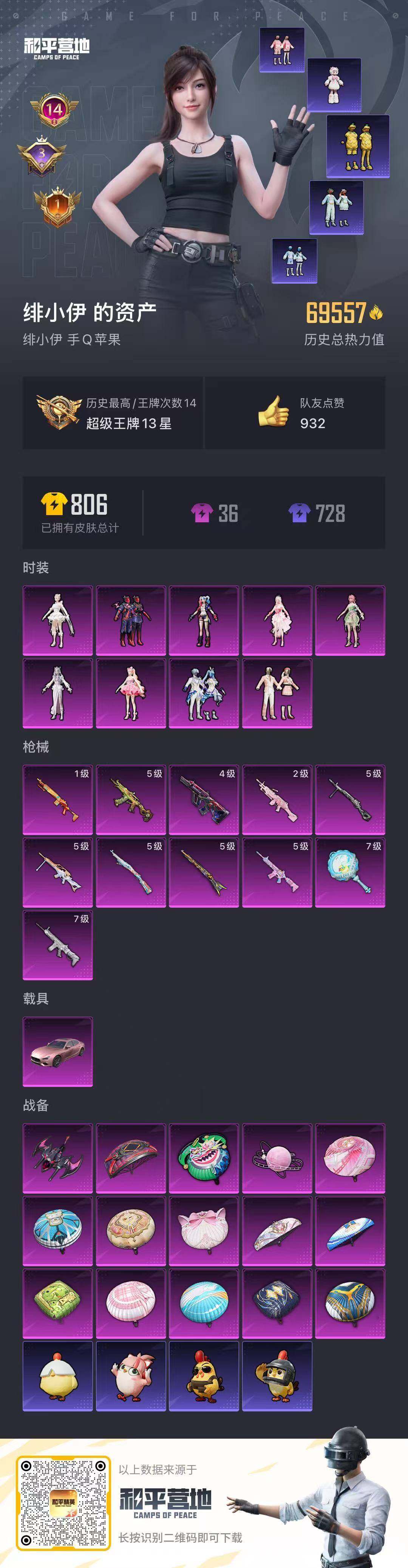 HPQM4151403和平精英账号详情图16 HPQM4151403和平精英账号详情图16